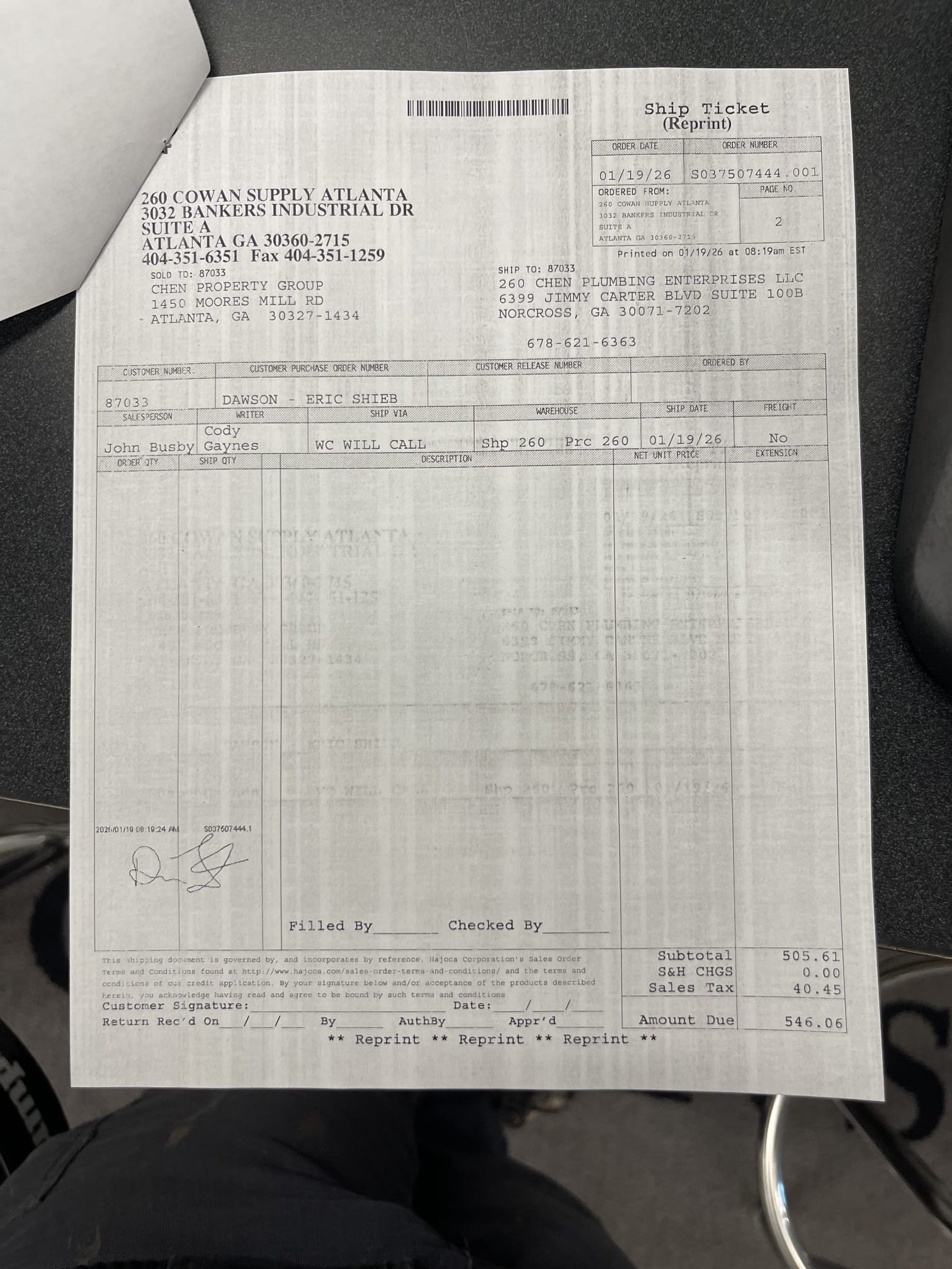 Replaced water service from meter to house and through foundation wall. Subcontracted boring service to bore 1.5” sleeve from meter to foundation wall. Ran 1” pex pipe through the 1.5” sleeve. Ran 1.5” pvc sleeve thro7h the foundation wall and ran water service through it. Sealed foundation penetration with hydraulic cement, spray foam, and a layer of flex seal. Spray foamed both ends of the sleeve to keep dirt out and made it visible inside valve box. Installed new ball valve in an accessible location inside the basement and secured the piping to the wall. Installed ball valve after the meter inside a valve box. Fully pressurized line to ensure no leaks. Confirmed no active flow at the meter. Backfilled removed dirt and graded to surrounding yard. No further issue at this time. 5 year warranty on full length of water service. Left valve inside the home closed as the house is vacant at this time. Thank you for choosing Chen Plumbing!
