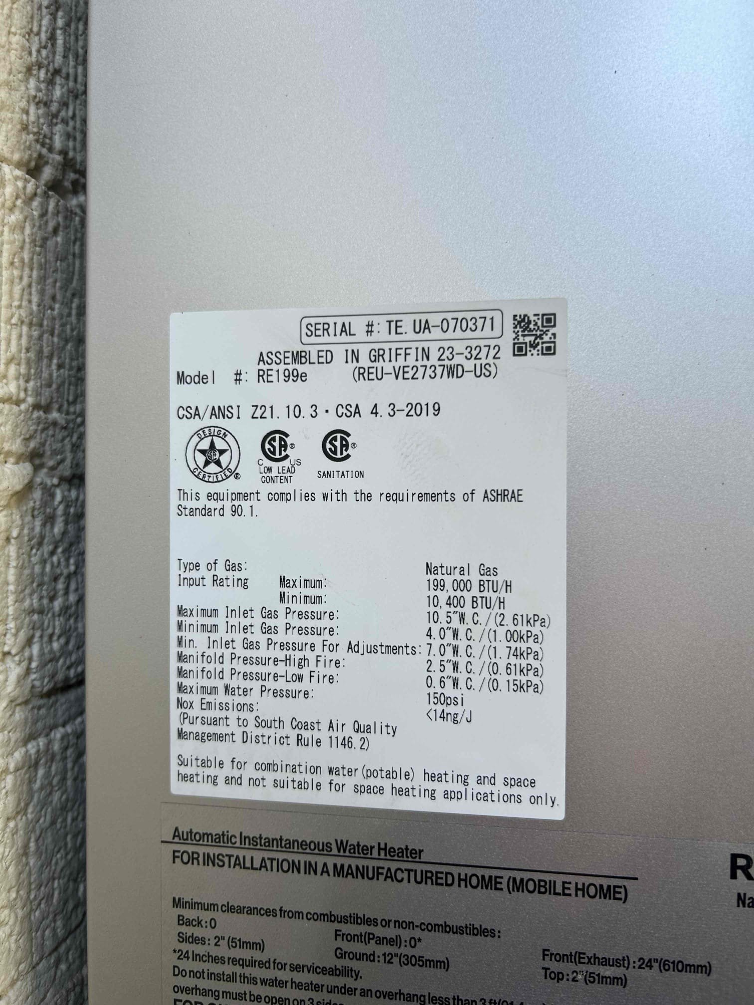 Customer had concerns about copper piping in the home. Customer wanted to discuss potential Repipe. Didn’t see any concerning areas on any exposed copper lines under the home that were inspected. Recommended a Flo by Moen for early leak detection before doing something like a full repipe first. Also noted a cluster of cast piping that is rusting heavily and needs replacement. Finally left quote for running a dedicated return line from the kitchen to the tankless. Customer inquired into a comfort tee and pump but that setup won’t work correctly with the tankless she had installed. Left customer quotes for all stated work.