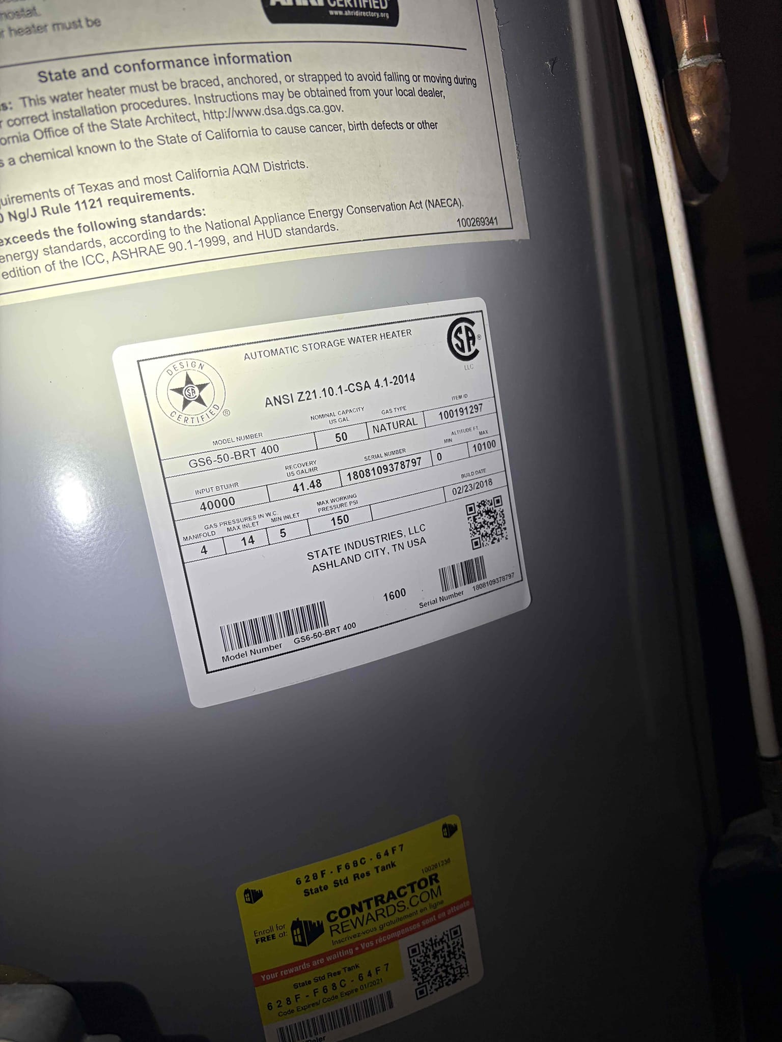 For this customer took a look at all his fixtures. He had moved in about a couple weeks ago to this new house and there’s no tell on what fixtures were used previously from the prior homeowners so there was a little bit of discoloration in the water, causing these issues so what I recommended is, we could flush the water heater, but it could have a Negative effect on the water heater or the plumbing system so what I recommended is we can flush the water heater, but there would be no guarantee that it would solve the problem of the brown water that’s potentially in the water. I think they just need to be flushed out all the faucets to get all the brown water out of the system and go from there at this time I recommended to replace the pressure reducing valve due to the fact that the pressure is at 1:20 and should be a lot lower than that so that is what we will be replacing on Sunday. It works better for the customer so at this time, we have a scheduled job for a PRV replacement on Sund