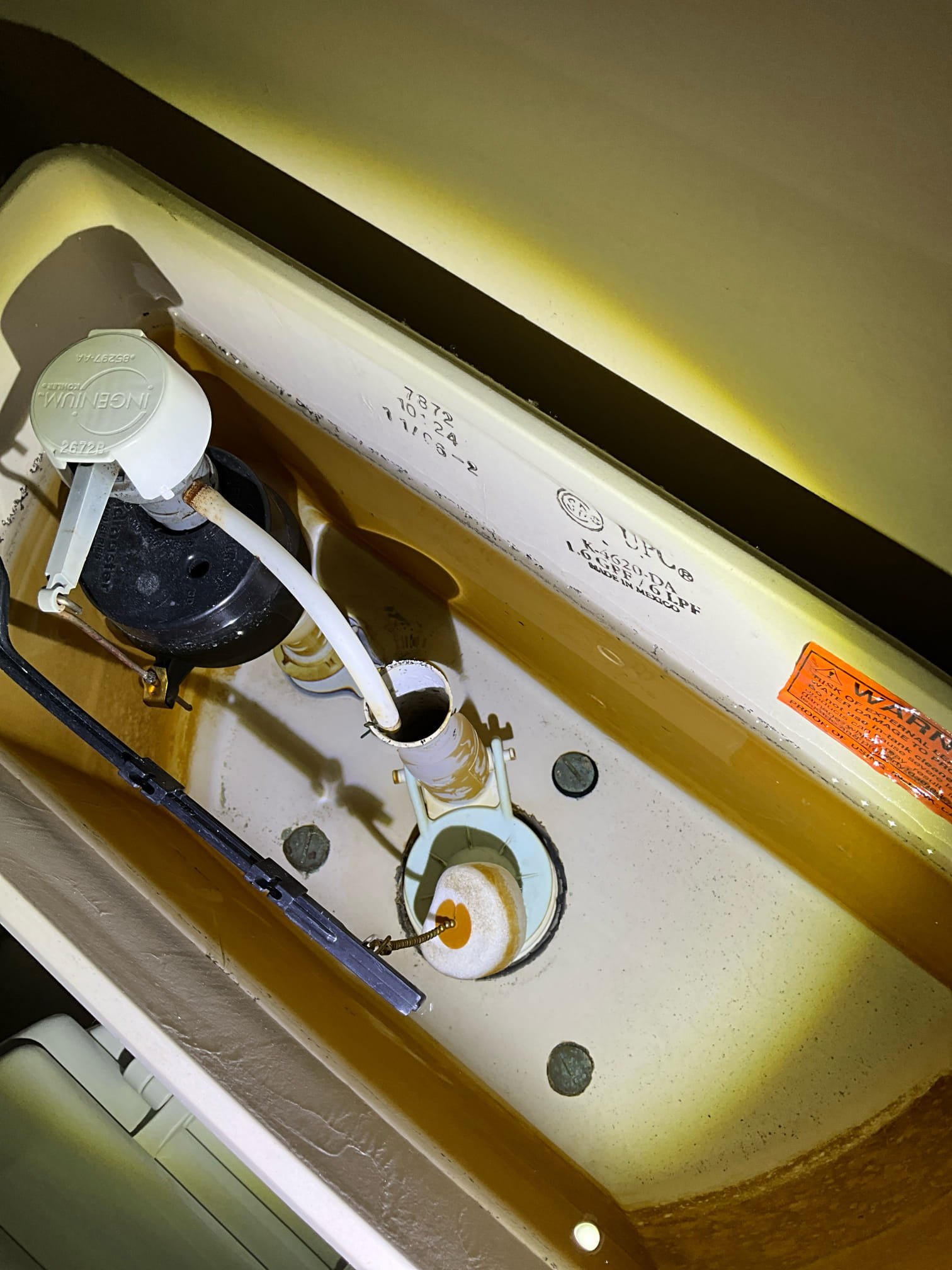 Customer had a toilet that was running and a faucet that was running. Checked house pressure and it’s in a safe range at 50 psi. Installed customer supplied widespread faucet in powder room and rebuilt toilet in upstairs primary bath. Tested all work to ensure proper function and no leaks. 