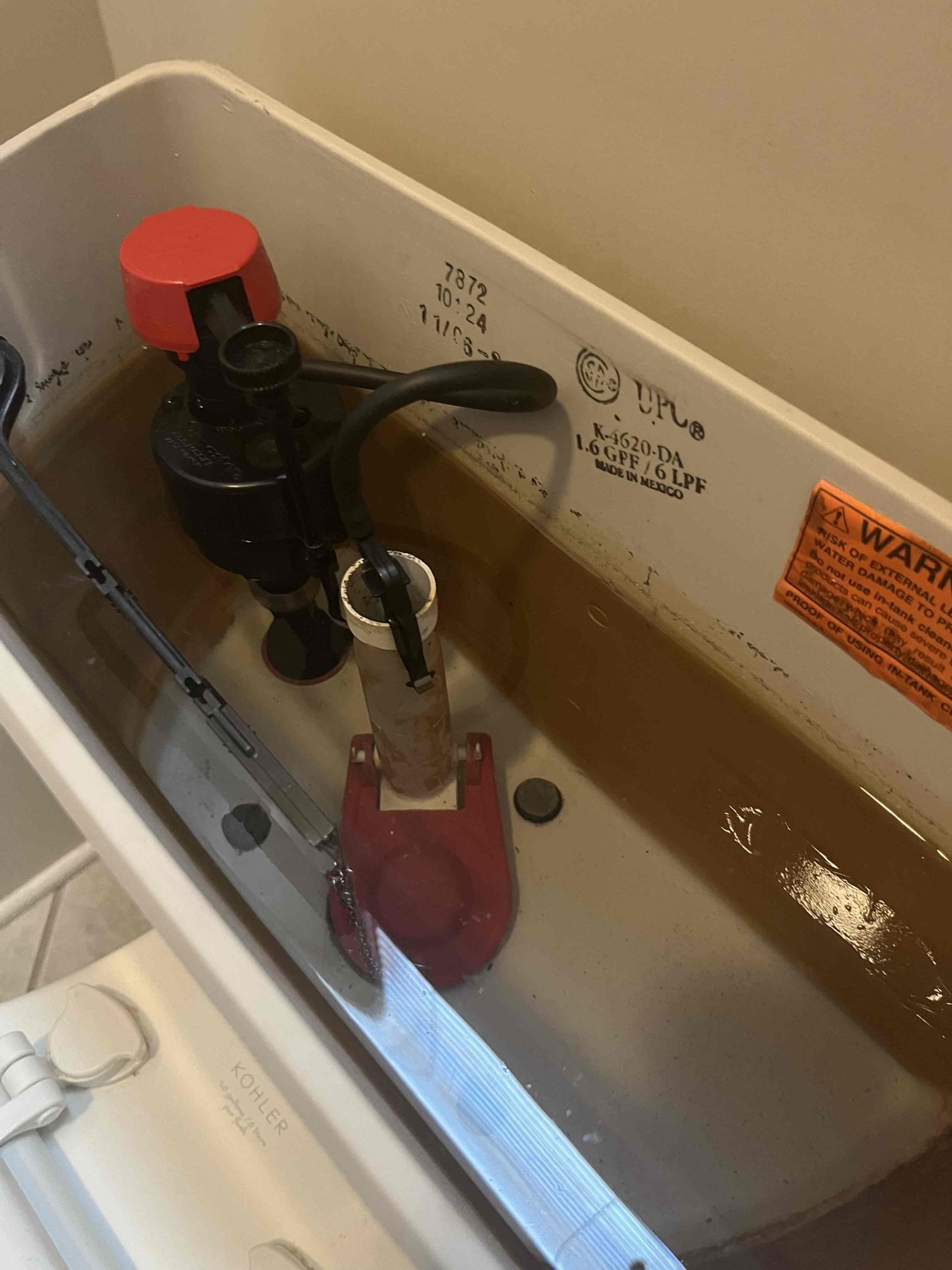 Customer had a toilet that was running and a faucet that was running. Checked house pressure and it’s in a safe range at 50 psi. Installed customer supplied widespread faucet in powder room and rebuilt toilet in upstairs primary bath. Tested all work to ensure proper function and no leaks. 