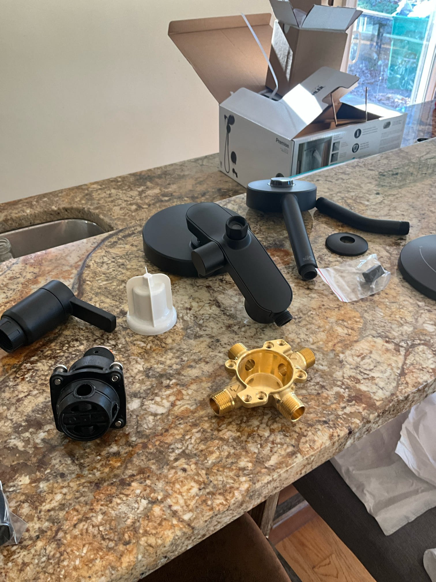 Customer had a shower valve that was getting change. A copper pipe had twisted in the wall. Customer was quoted book price for single handle shower valve replacement -$150 for the cost of the provided shower valve. 