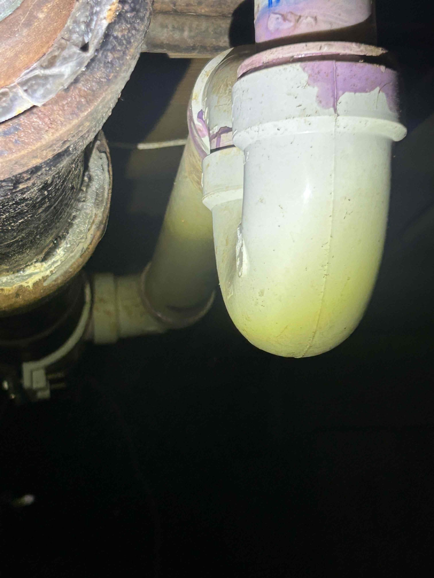 Customer has tenant in unit 1 that had a leaking hot stop for washing machine box. Noted that the box is installed over an electrical outlet and appears to not have enough space for the vertical for the trap. Couldn’t recommend any repairs with the current placement of the box. Left price to run box and it’s new plumbing behind the washing machine. Tightened the packing nuts on the valves as a courtesy, and temporary stop gap measure. 