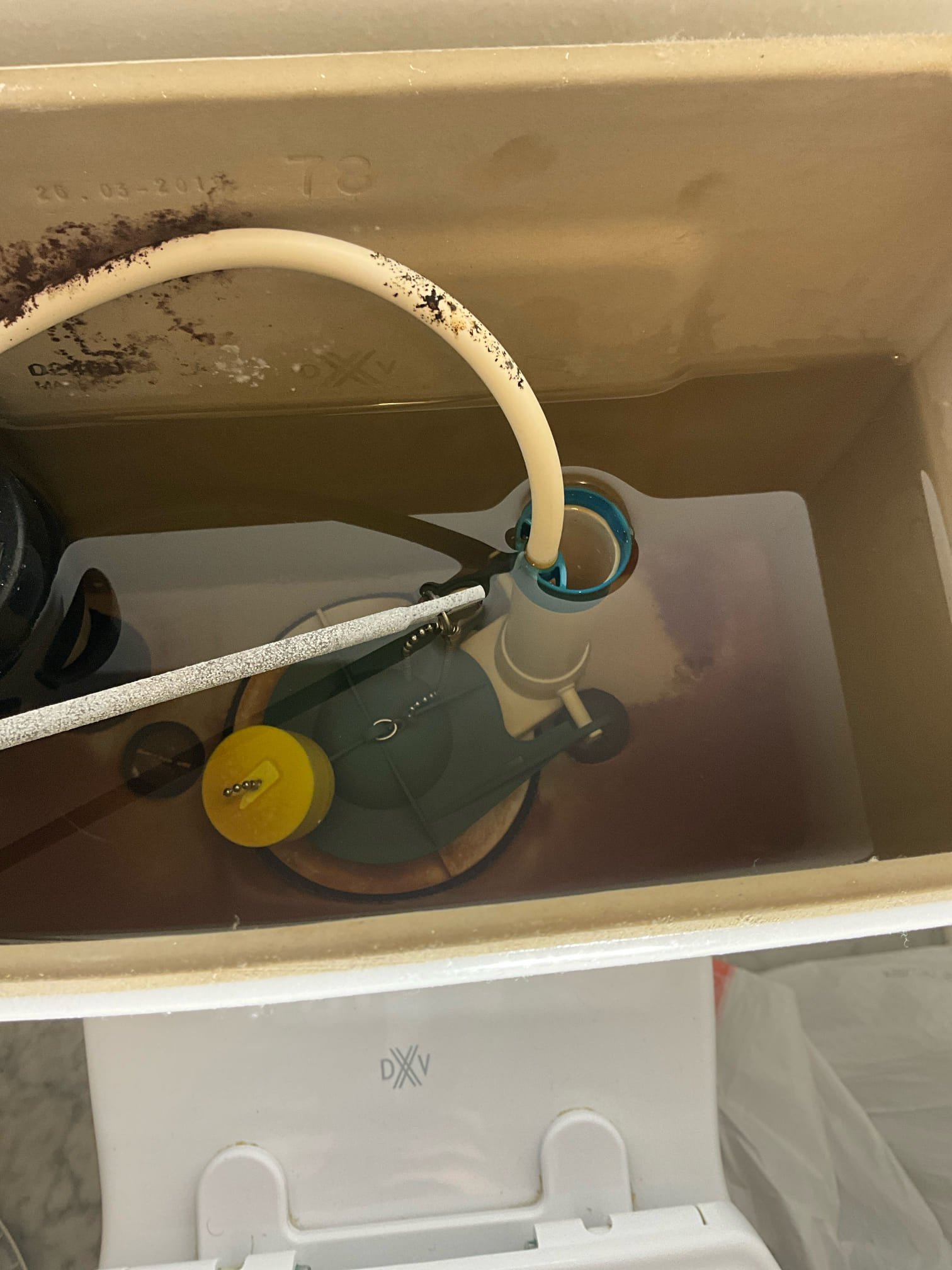 Call for toilet backing up occasionally. 

Spoke with David and he explained that this issue has occurred several times over the course of a couple years. Toilet will be slow to flush, and happens every six months or so. 

Inspection revealed: Toilet line is clear. Ran sinks for greater than five minutes, flushed toilet several times. Toilet is secured properly, but fill valve is failed. This is allowing water to trickle in to toilet constantly, which could lead to overflow during a backup. Water pressure is high upstairs. Checked pressure at water heater and found it to be 90 psi. Tankless is approximately five years old and has not been serviced for flushed. Home was built by David five years ago. Plumbing is new. Drain and sewer is pvc, waterlines are pex A and pex B. Prv is builders grade urn Wilkins. Heavy sediment build up in toilets.  David 
So brought up concerns with the sump pump in the basement, which clears water from the side of the house. If it fails it results in a flood