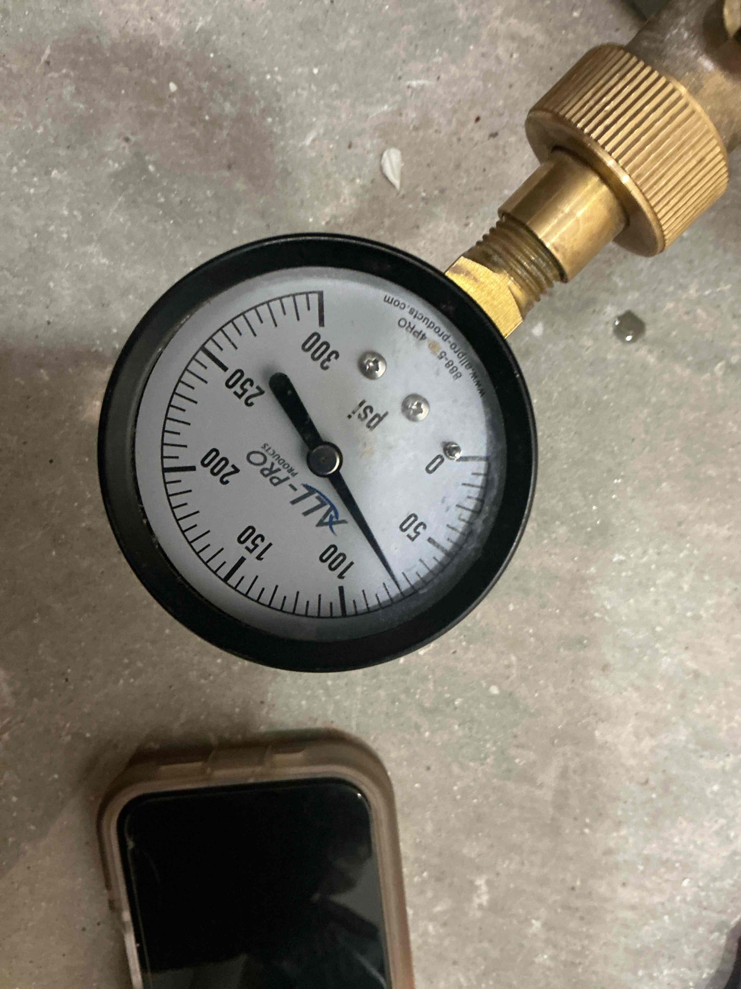 Client called us out to take a look at a couple different plumbing issues in the home. Water pressure was 75 psi, which is getting close to that high mark of 79 psi. Safe range is 50-79 psi. Pressure will increase over time as the pressure reducing valve wares and gets older. Once it is too high, pressure reducing valve will need to be replaced to prevent possible future plumbing issues in the home. In the guest bedroom bathroom the toilet has the American standard vormax flush system. It is not functioning properly therefore the toilet need to be rebuilt with new flush assembly and fill valve. We collected for that repair today, and ordered the part for the flush assembly. Once we have in hand we will come back out and get it put in for customer. Also, in daughter’s bedroom bathroom, there was a strong sewage smell around the lavatory sink. Looked below and found an air admittance valve. That AAV had failed and was stuck open allowing the sewer smells out into the room. We replaced th