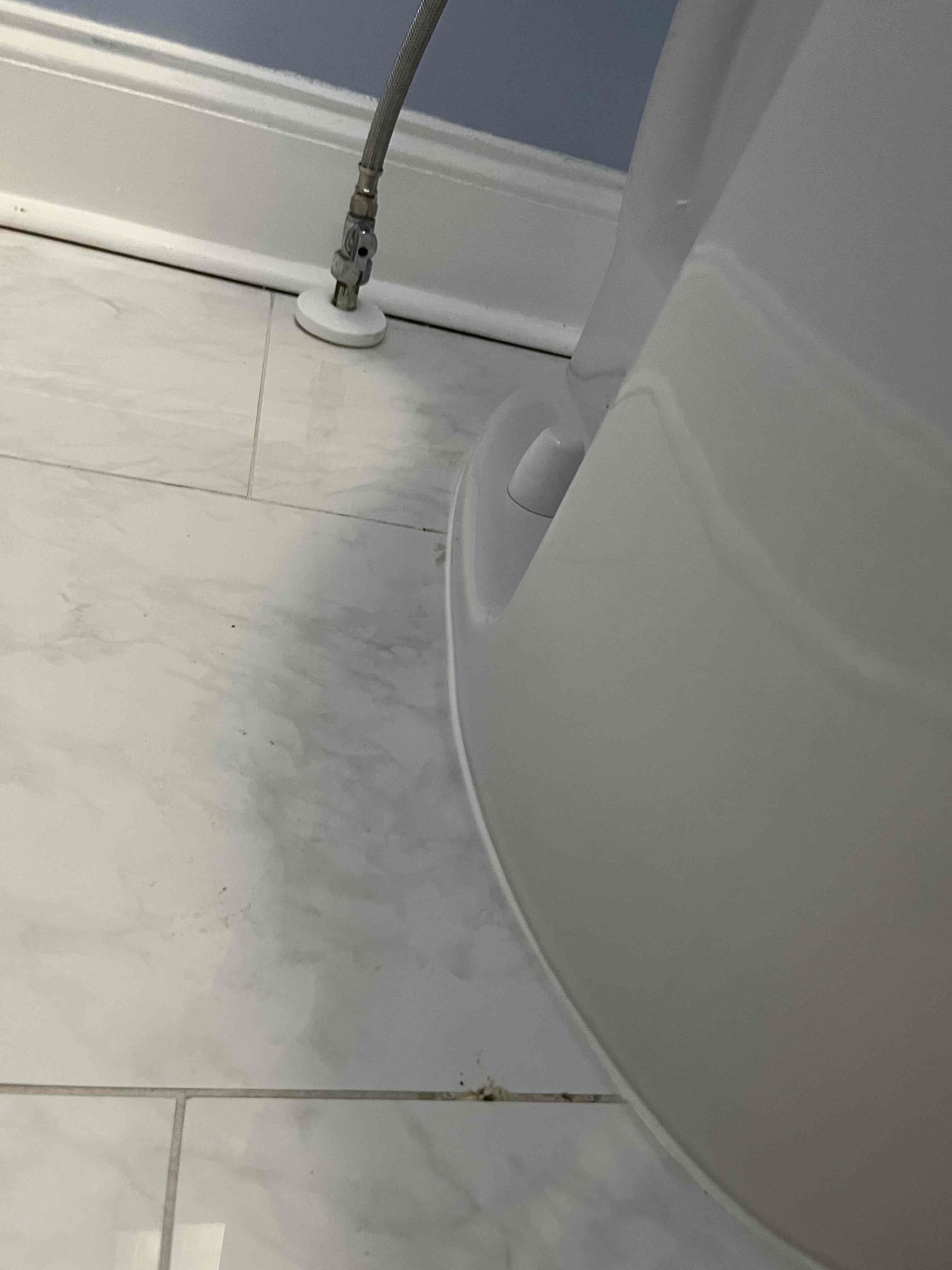 Returned and installed customer provided, extra tall, 12 inch rough, American Standard Cadet Pro. Per customer request installed the previous toilet seat on the new toilet. Flange was cracked on the right side. Installed a flange spammer as a courtesy. Had noted to customer on the previous trip that the toilet is roughed at 14 inches, but they previously had a 12 inch rough toilet and couldn’t get a 14 inch rough in the model they wanted quickly enough. Tested all work to ensure proper function and no leaks. None were found. Toilet does fill on the slower side. Possible partially closed toilet stop.