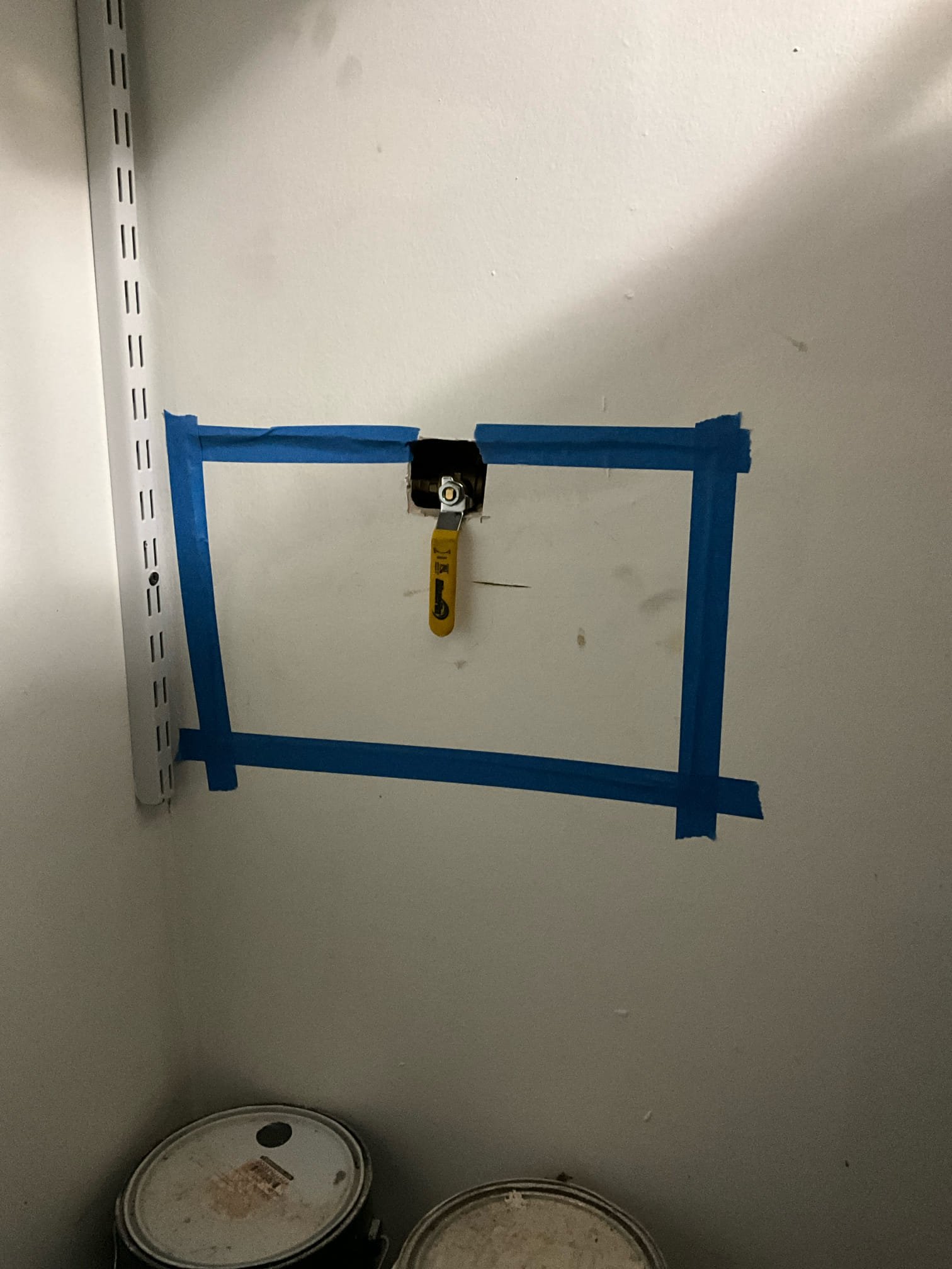 Returned and installed a new 40 gallon medium electric water heater with a new thermal expansion tank, shutoff, and pan. Ensured unit was producing hot water before departure. After collecting for the water heater and when heading out, noted ice coming from under hose bib insulation capsule. Found front hose bib was frozen. Noted to customer that neither hose bib had an accessible shutoff and the rear hose bib is leaking and building ice on the wall. Replaced both shutoffs in the wall and installed two new hose bibs with pex going through the wall to ensure the piping is more resilient to freezing. Tested all work to ensure proper function and no leaks, none were found. Winterized the hose bibs with the customer present for future winters. 