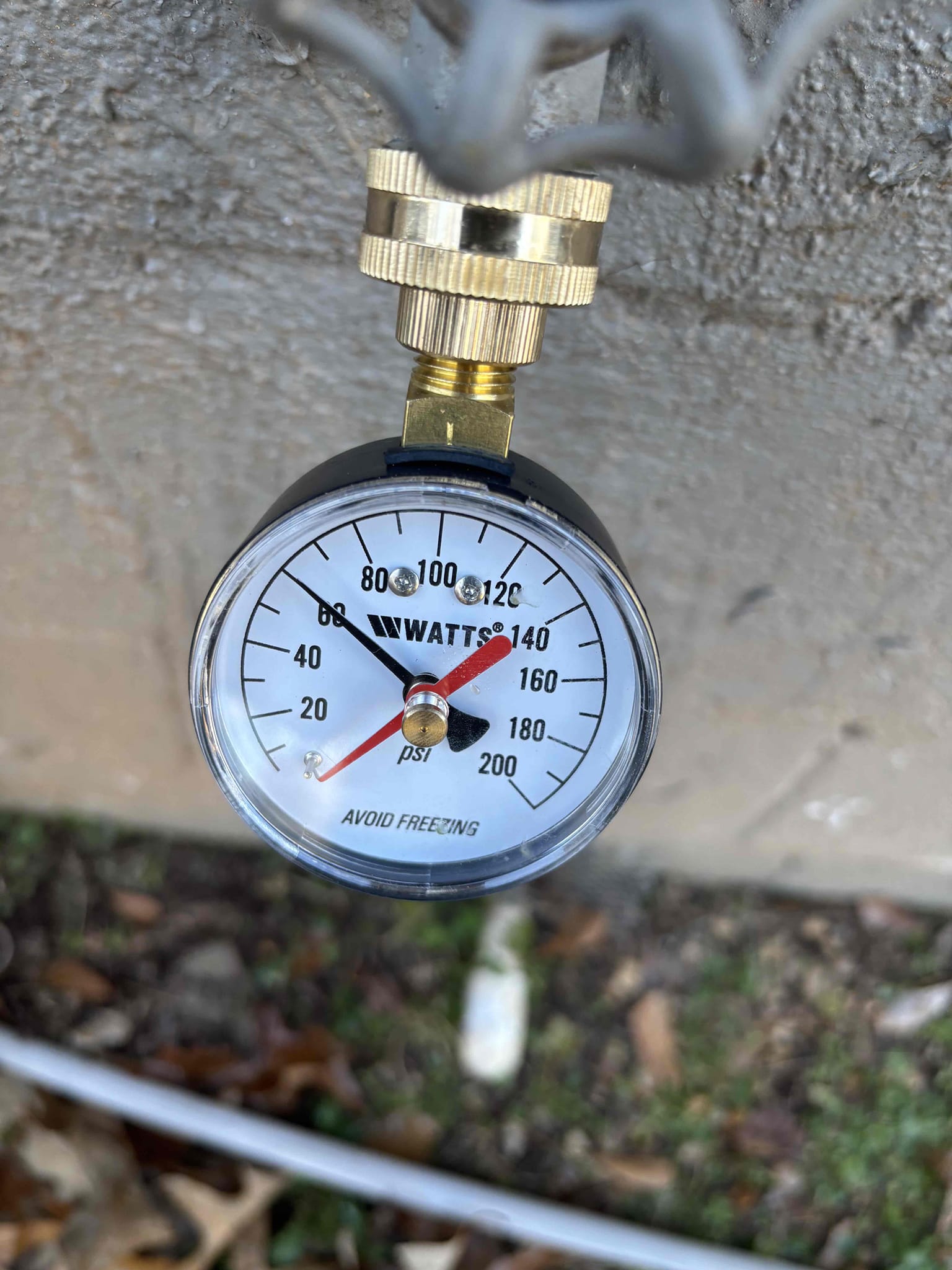 Water line leaking in crawlspace upon arrival. Customer stated that he could hear the water running in the crawl space. After looking found 3/4 pvc cracked and leaking at a ball valve. Informed customer we could repair the line and add another ball valve. Gave customer estimate, customer approved estimate. Repaired section of pipe and installed a new ball valve. Turned water back on to check for leaks and found no leaks. Left ball valve off because the previous one was off. No leaks upon departure 