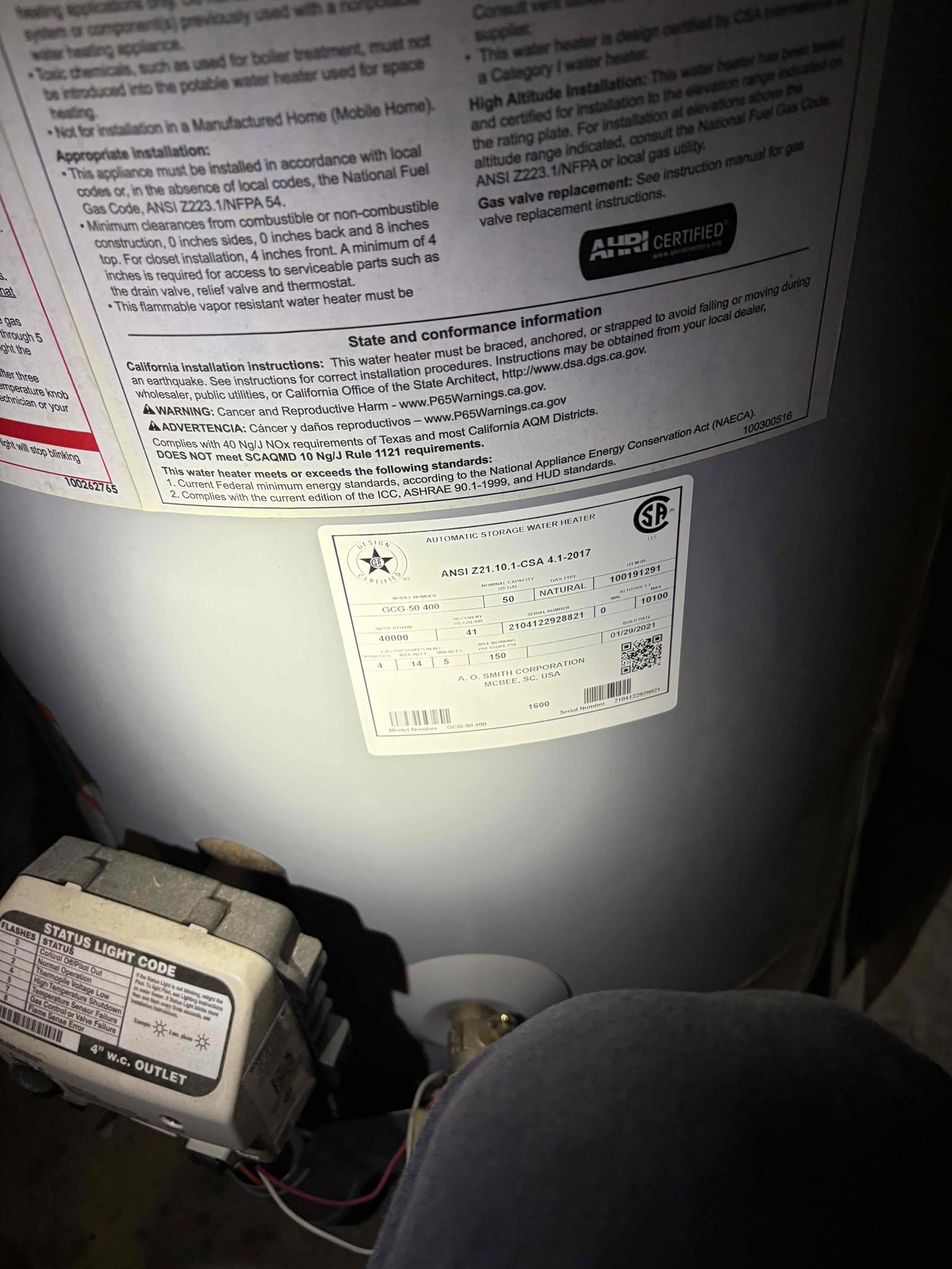 For this customer, we were called out for water, not being onto the home. I came out to the residence to find out that the waterline to the house has been turned off due to the CUSTOMER the reason it was turned off is a factor of that the waterlines had frozen, causing no water to pass through any of the fixtures, and the customer wanted to take the precaution of making sure nothing explodes in the home because all their waterlines are in the attic, they turned off the water and they wanted a professional to come out to ensure that there’s no issues with the waterlines I couldn’t find any issues. Any leaks with the waterlines in their current state. The customer is all set with that however when I was checking the water pressure on the water heater, I noticed a faint smell of gas so I decided to test it with a bubble solution on the sediment trap is where I was smelling it from and there was a gas leak on the brass nipple of the sediment trap so therefore I recommended we go ahead and 