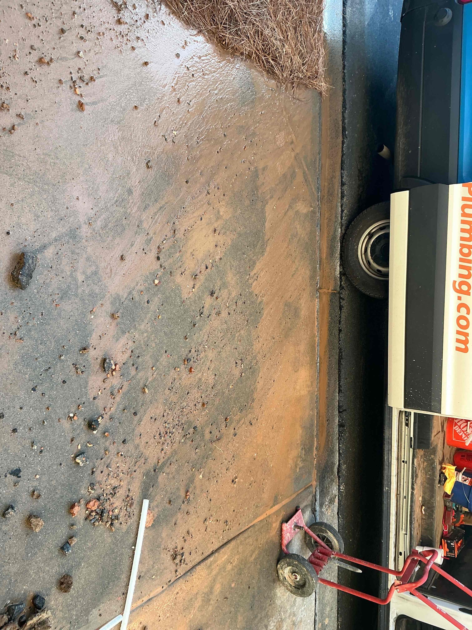 Return tomorrow morning to continue job. 