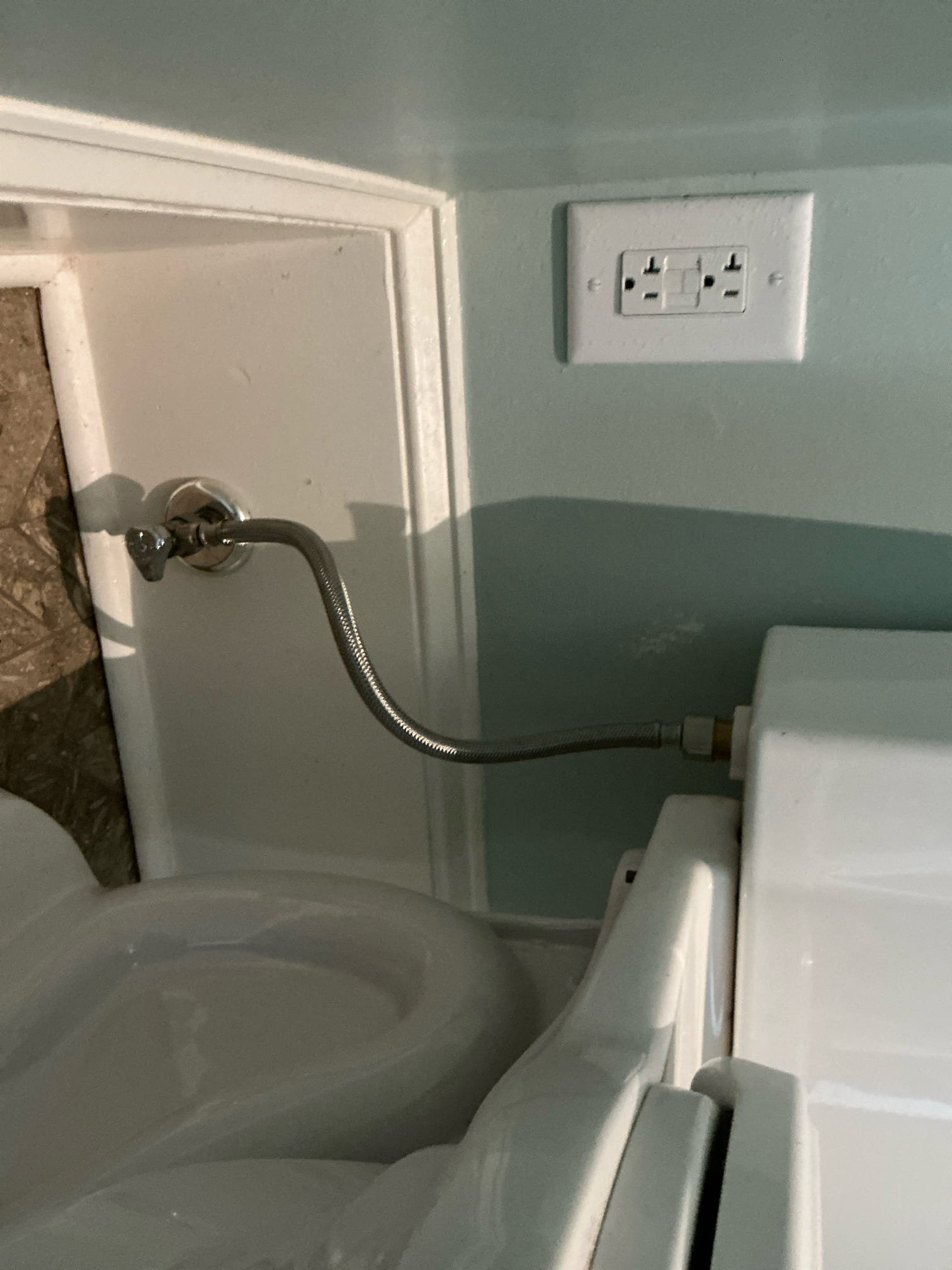 Returned to home today to rebuild the previously assessed toilet in the guest bedroom bathroom. We had to order the flush mechanism specially. We replaced the flush mechanism, the fill valve, and the toilet supply line with new of each. Tested for function, no issues. 


Client payed for this on previous visit. 