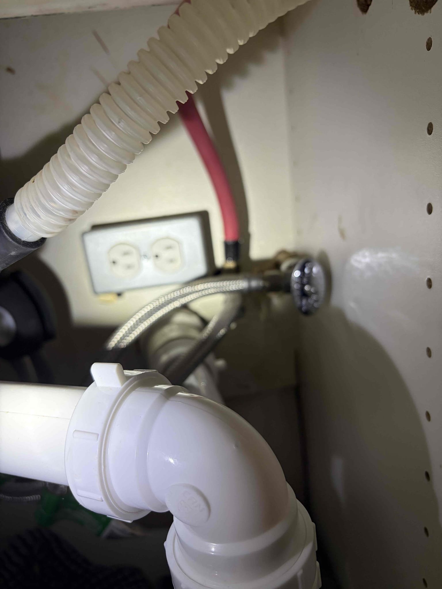 Kitchen sink faucet replacement only 
I replaced the kitchen sink faucet in unit 3c the prior faucet was leaking from the internal and exposed supply lines of the faucet. We went ahead and replaced the faucet with a brand new Moen Adler kitchen sink faucet. Connected the supply lines to the existing service stop valves, and tested for leak. No leak on the faucet and or supply lines. Customer would like to try some house hold remedies for the bathroom sink drain. At this time there are no leaks. Wasn’t able to check water pressure and I couldn’t get a clear photo of the water heater due to the location of it 