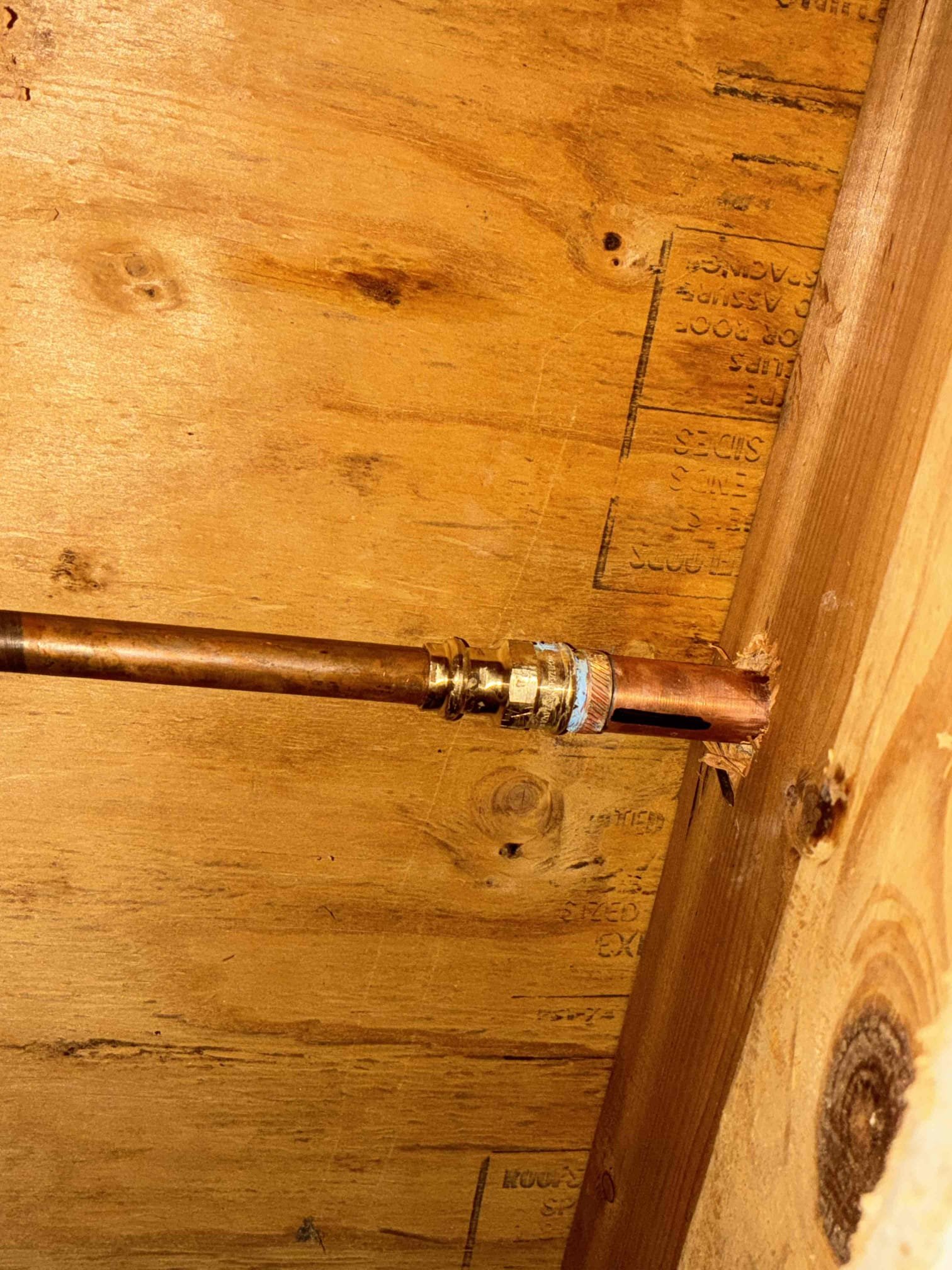 Returned to install 16 inch frost free hose bib that we ordered a couple weeks back. After installation secured hose bib to wall and used quick Crete to seal old penetration for standard hose bib checked for leaks and proper