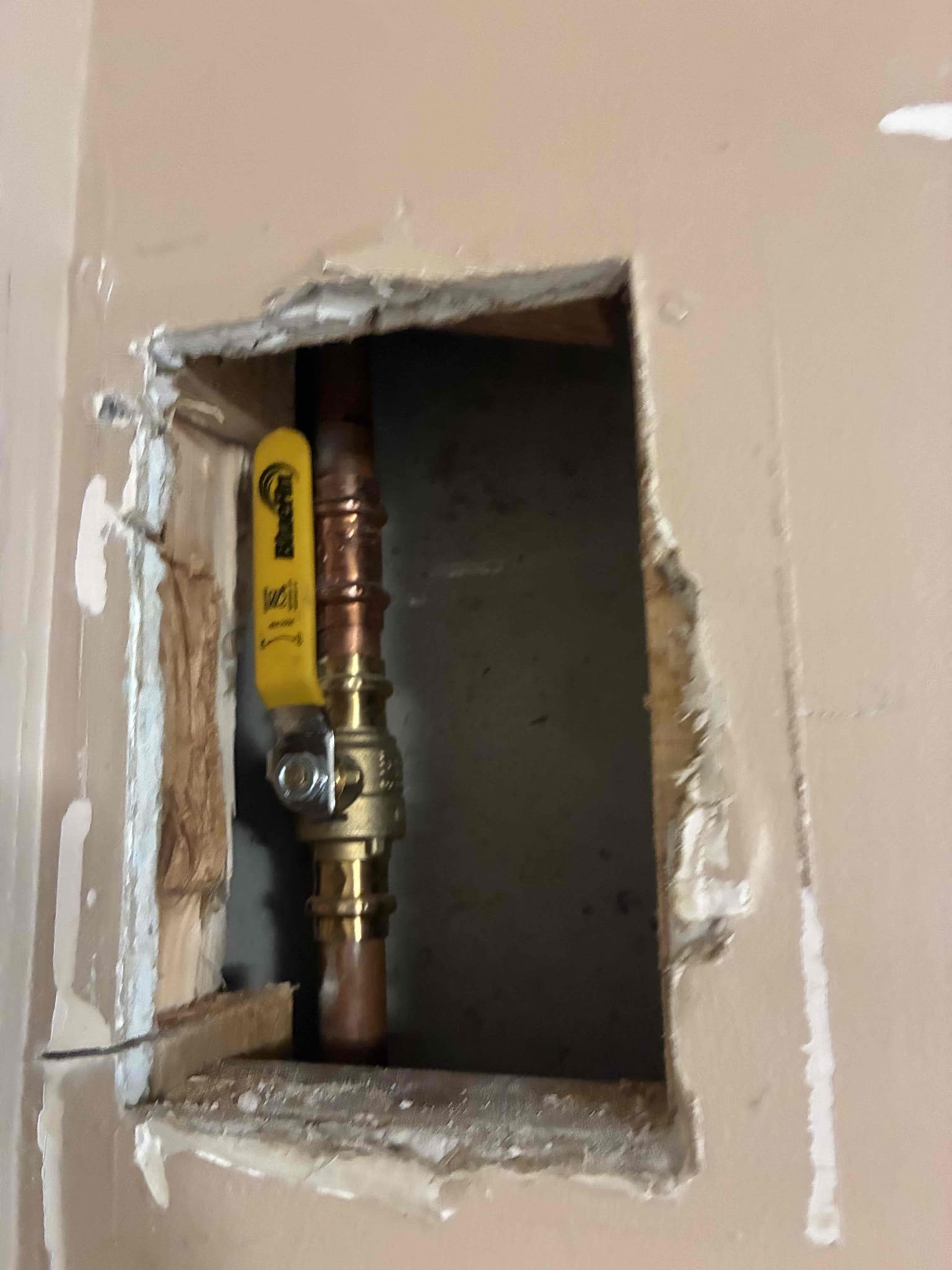 Returned to install 16 inch frost free hose bib that we ordered a couple weeks back. After installation secured hose bib to wall and used quick Crete to seal old penetration for standard hose bib checked for leaks and proper