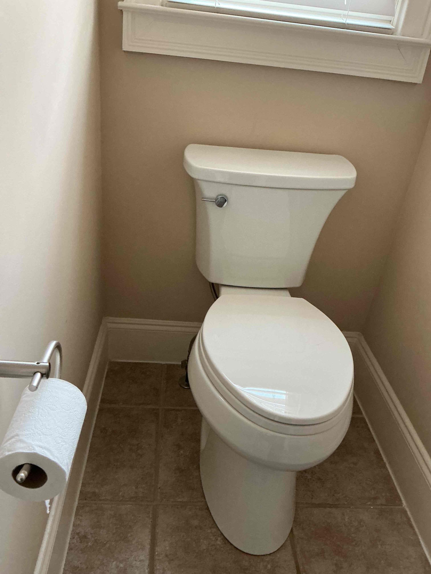 Customer had issues with old toilet. Gave options for repair/replacement. Customer wanted to replace toilet with CP Kohler High-line. Flange is good. Removed old toilet and installed new. Checked for leaks and proper function. 