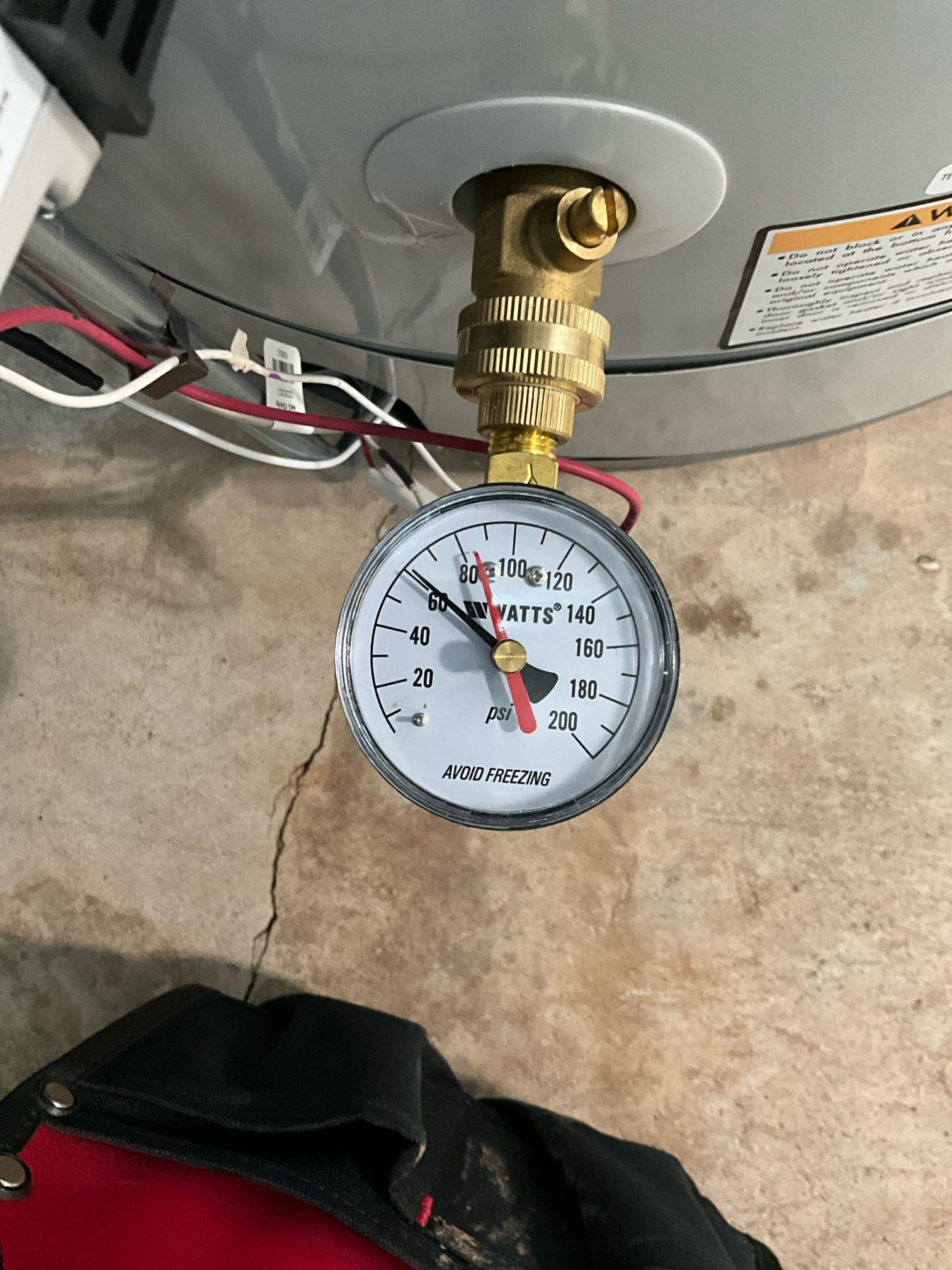 Call for hammer arrestor on washing machine.

Arrived and met with Mrs. Biasiwala. She stated that her and her husband would like hammer arrestors installed on the washing machine box. This is to remedy water hammer that is consistent with washing machine use.

I performed an inspection to ensure no other contributing factors were present that may lead to water hammer.

Water pressure read at 62 psi. Prv appears to be 2-3 years old at most. Two gas water heaters with recirculating pumps and spring check valves. Water heater are natural gas, manufactured in September of 2023. 

I asked about some common water hammer symptoms. Specifically, no hammer or noises reported when using any faucet, shower, toilet, dishwasher, or ice maker. 

With an absence of other symptoms presenting at this time, I do not believe there are other causes of hammer. However, if symptoms were not noticed or reported but later present, we can return and perform a diagnostic inspection to assess things such as rec