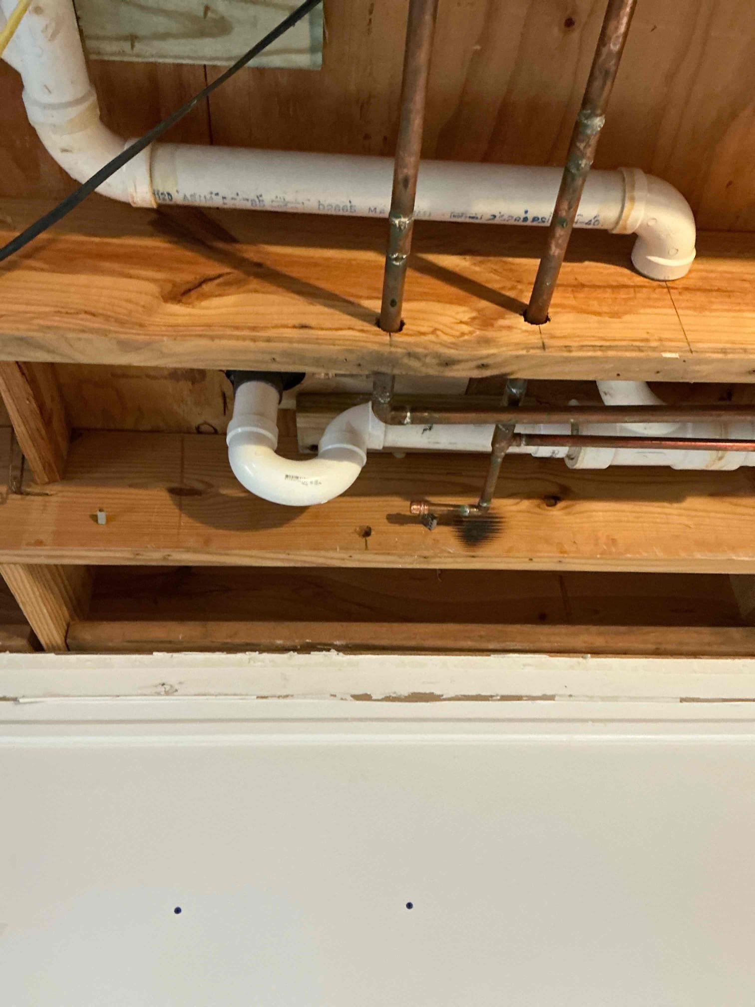 Came back to finish job from last week, replaced 2 inch P-trap thoroughly tested work. All work is tested and complete.