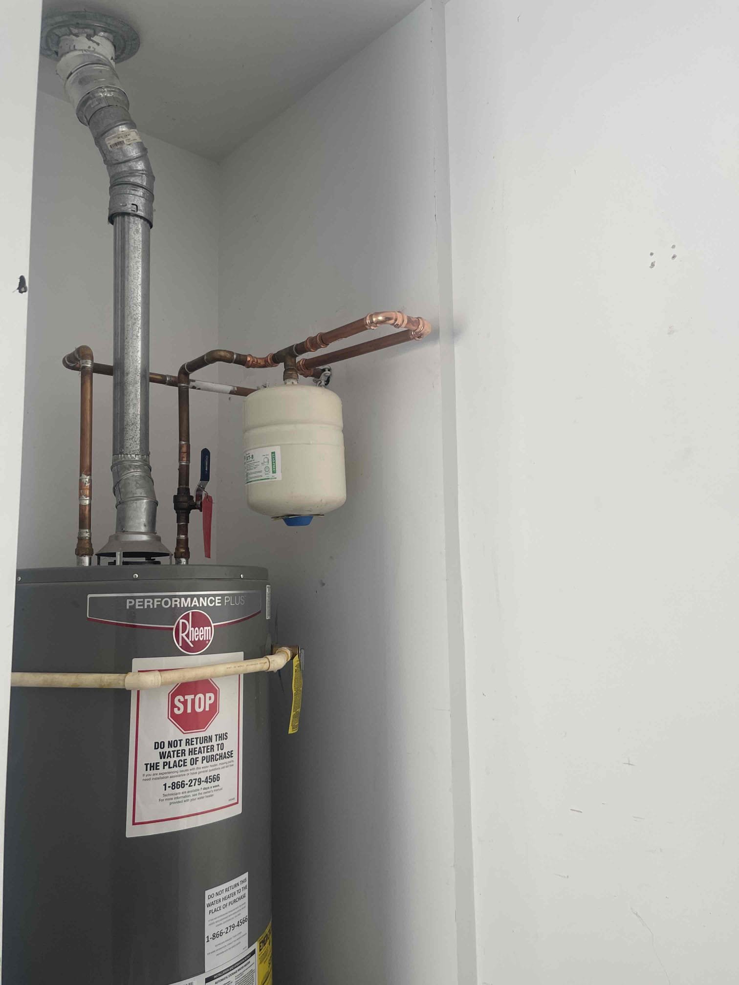 Cut vacuum breaker off front hose bib that had frozen and broke, cut out sediment filter from garage and repipe removed section, flushed water heater and refilled before firing it back up. No further issue at this time.