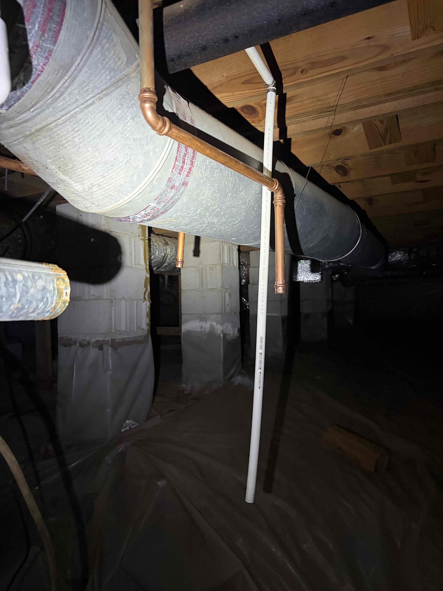 For this job, CUSTOMER called us out to do a pull in reset on their water heater in the crawlspace. The customer is having an encapsulated so in order for the people that do the crawlspace they needed it removed in order to properly encapsulate the space so therefore we will come back to reinstall the water heater With the same existing one customer currently has a Bradford white water heater. I disconnected all the necessary components gas, water and the vent, to insure proper removal, once uninstalled there are no leaks used two propress caps to complete the project.