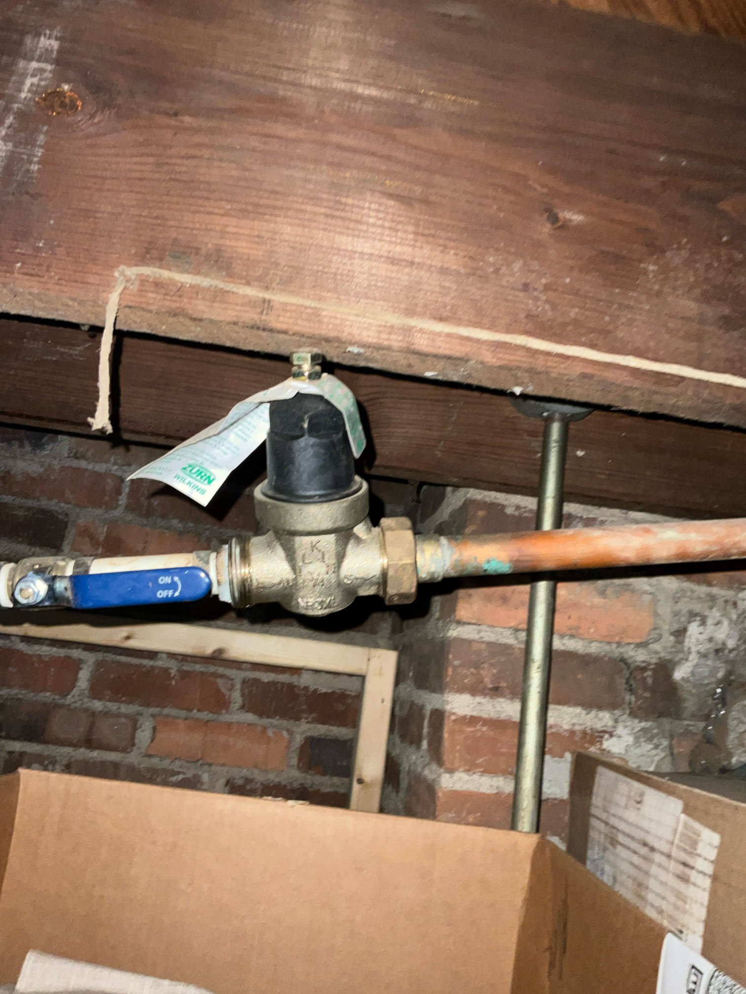 Call to assess and provide quote to get gas lines ran to fireplaces on second floor.

Spoke with Ms. Leslie on site and she has already had a fireplace contracting company put, and they have determined the current setup will accommodate a gas fireplace if gas lines are present. I assessed gas system. No issues with gas demand, as the meter and valve can accommodate the two gas fireplaces without requiring an upgrade. Existing appliances include hvac unit in basement, tankless water heater, stovetop, fireplace. I have provided an estimate to install gas lines and rough in for fireplace.

While on site I also assessed water pressure, taken at the water heater. The pressure reads ok, but the prv is show in a manufactured date from 2016. The set screw is also almost all the way in, meaning the pressure should likely be a little higher. I don’t believe that the waterline is still galvanized, as I see the old galvanized line entering the home is discontinued. A pex mainline appears to have b