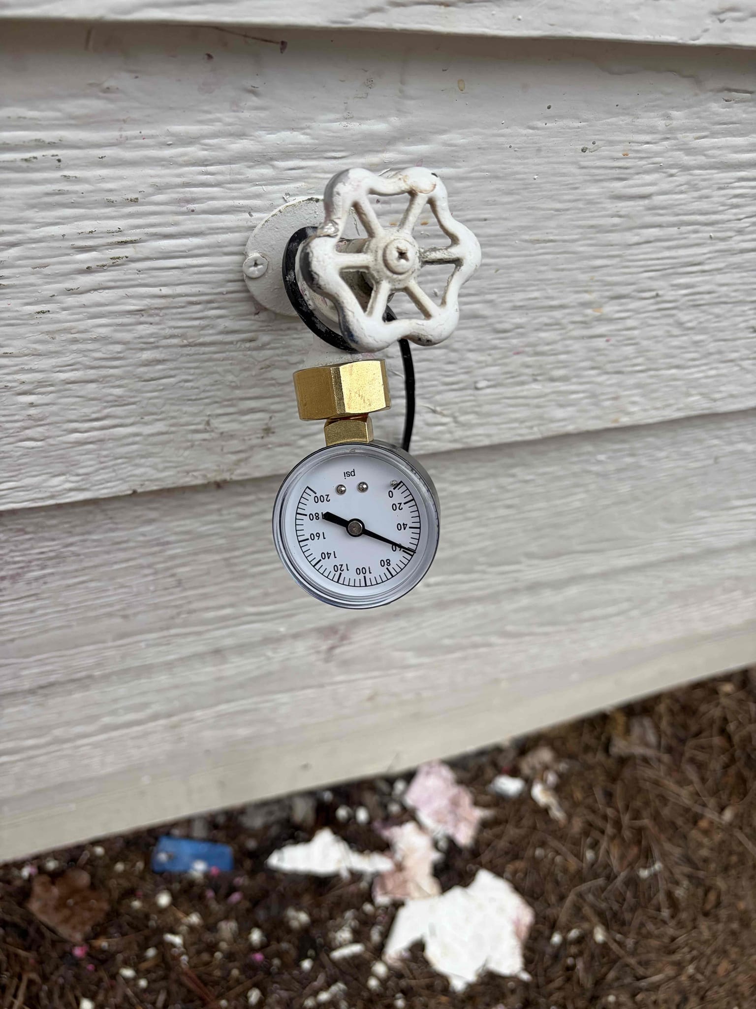 This job I worked on the pressure reducing valve, the pressure reducing valve in the small little closet. Within another little small closet. There was a Zurn PRV that had leaked or was about to leak the PRV needed to be replaced because the water pressure was reading at about 110 psi Which is not recommended in the state of Georgia. It has to be under 80 so therefore we replaced the pressure reducing valve with a brand new watts 25AUB once installed there are no leaks. We didn’t end up installing a shut off valve as well. There wasn’t that much space to do so All the fittings have been crimped. There are no leaks. Make sure that there are no leaks. Had to open up the door to the little closet, and I use my multitool to make bigger access in order to access the full piping system in the area so that is exactly what we did once installed. There are no leaks. 