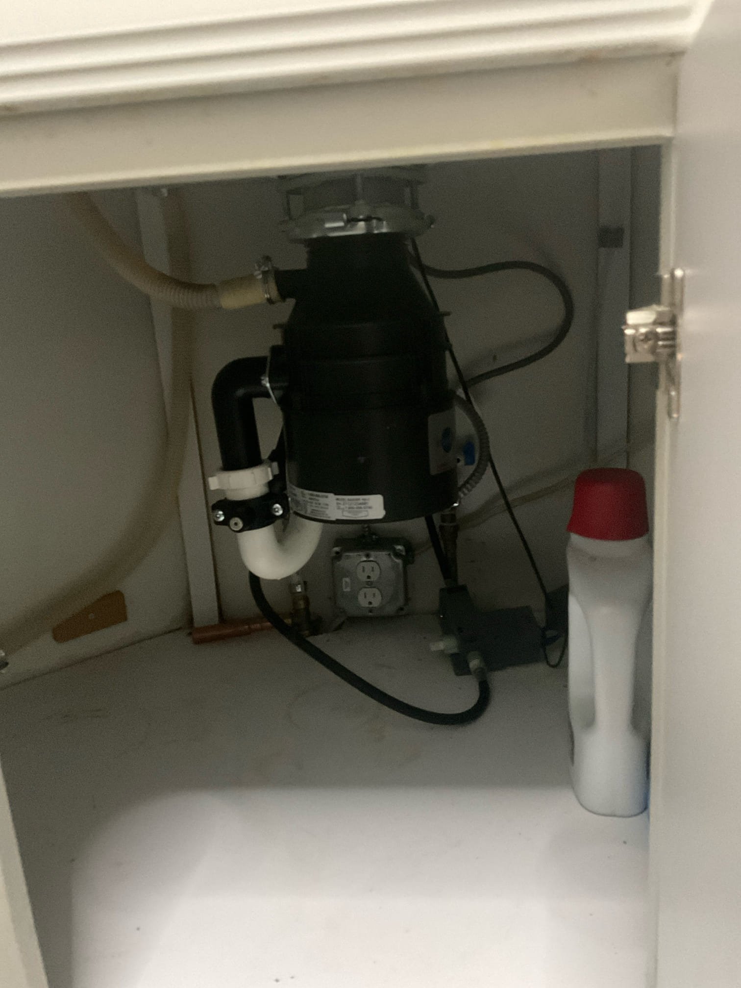 Replaced a bad disposal with bager 5 , checked sump pump is working, we don’t serve dehumidifier. 