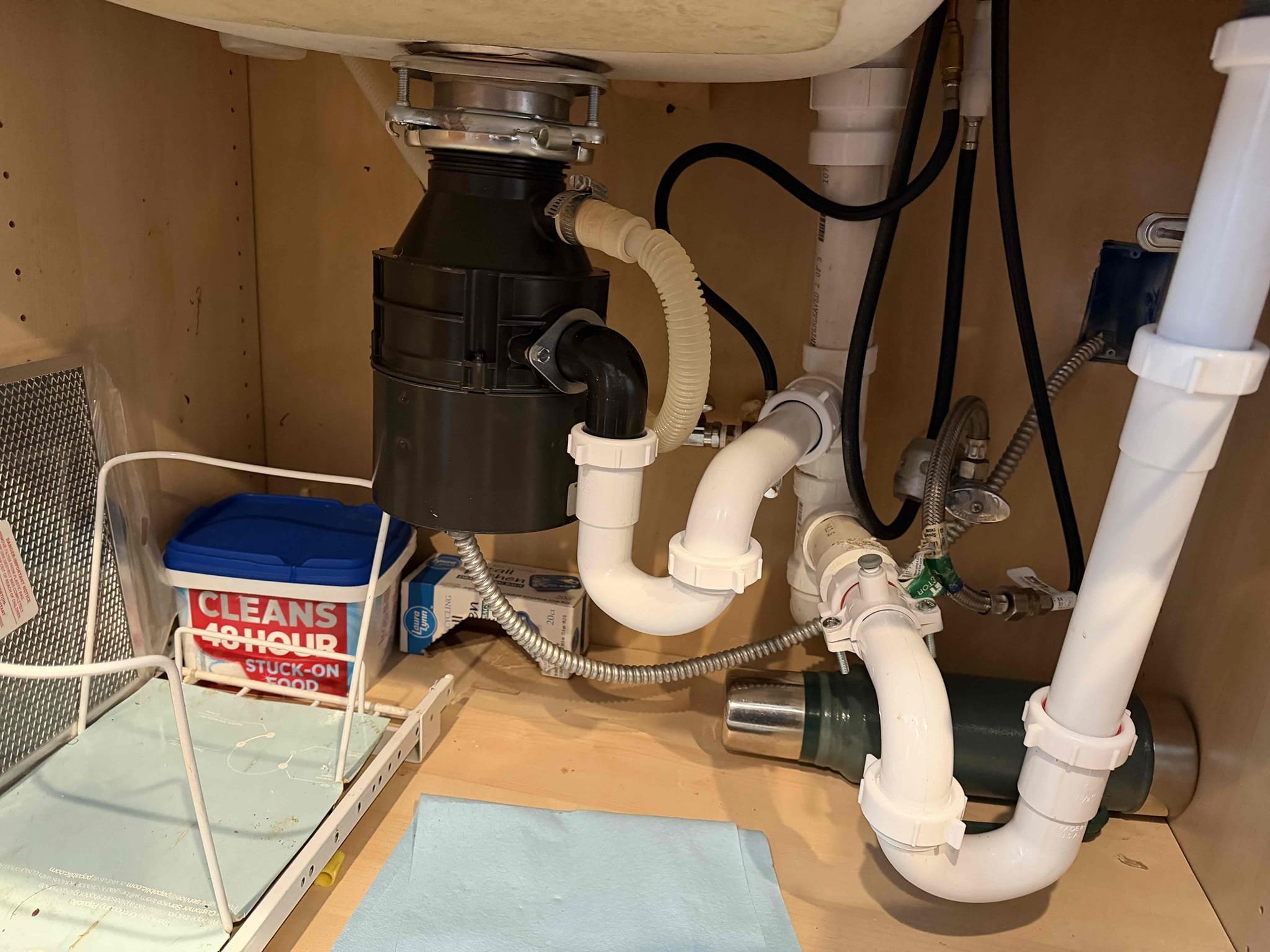 Customer called us out with the complaint of garbage disposal, not working after visual, inspecting and doing voltage test determine garbage disposal and more than likely burned out for customer. That replacement was the only option customer approved replacement. Furnished and installed half horsepower garbage disposal thoroughly checked all connections for any leaks. Everything is working as expected upon departure.