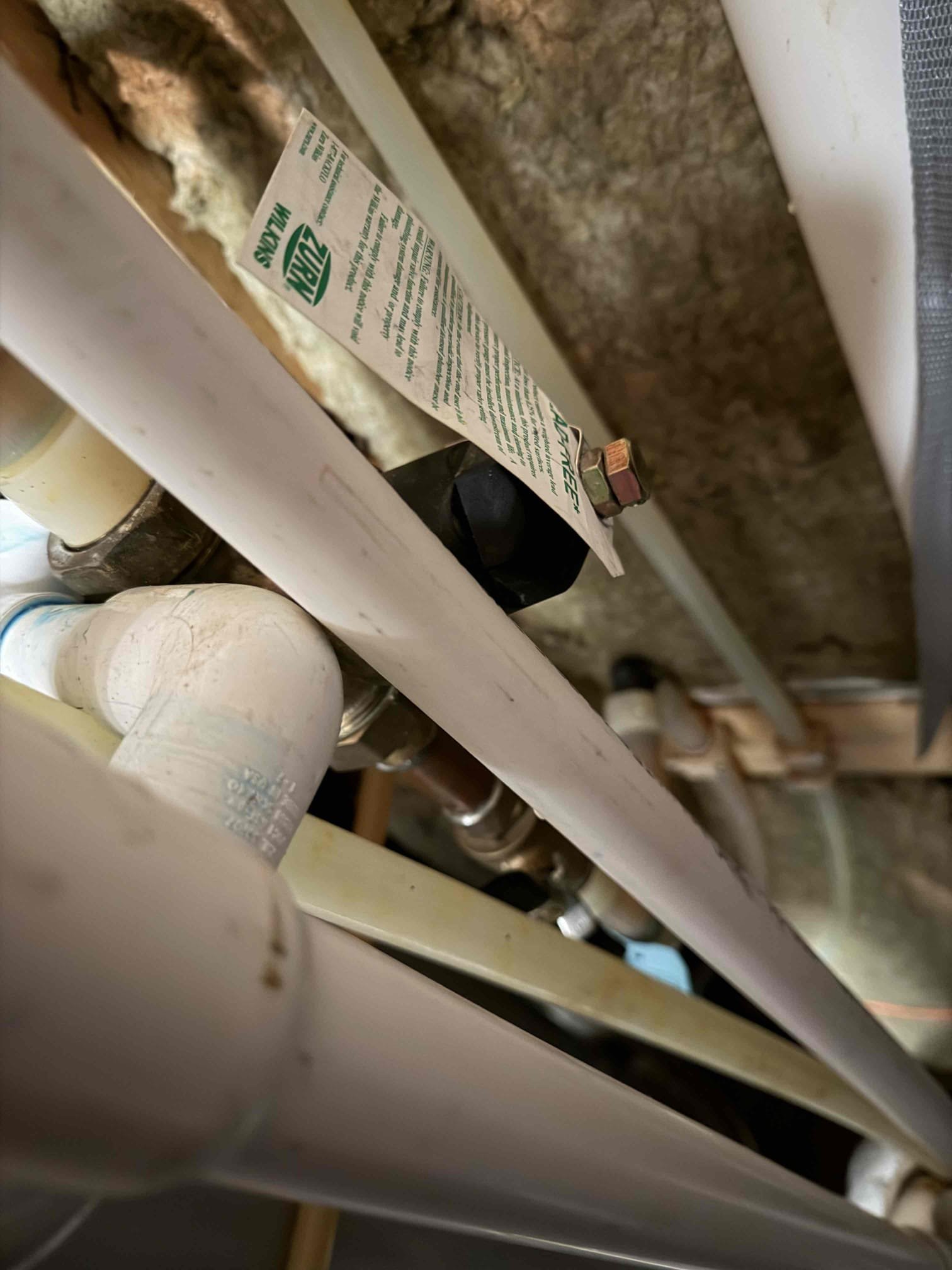 Remove existing Prv and furnish and install new Prv and main house shut off valve. Also rework piping.

Went ahead and did quoted work. Tested and no leaks present at this time. Set water pressure to 70 psi. Cleaned up work area.

Water heater is from 2015 and recommend to have it replaced. Will send estimates.