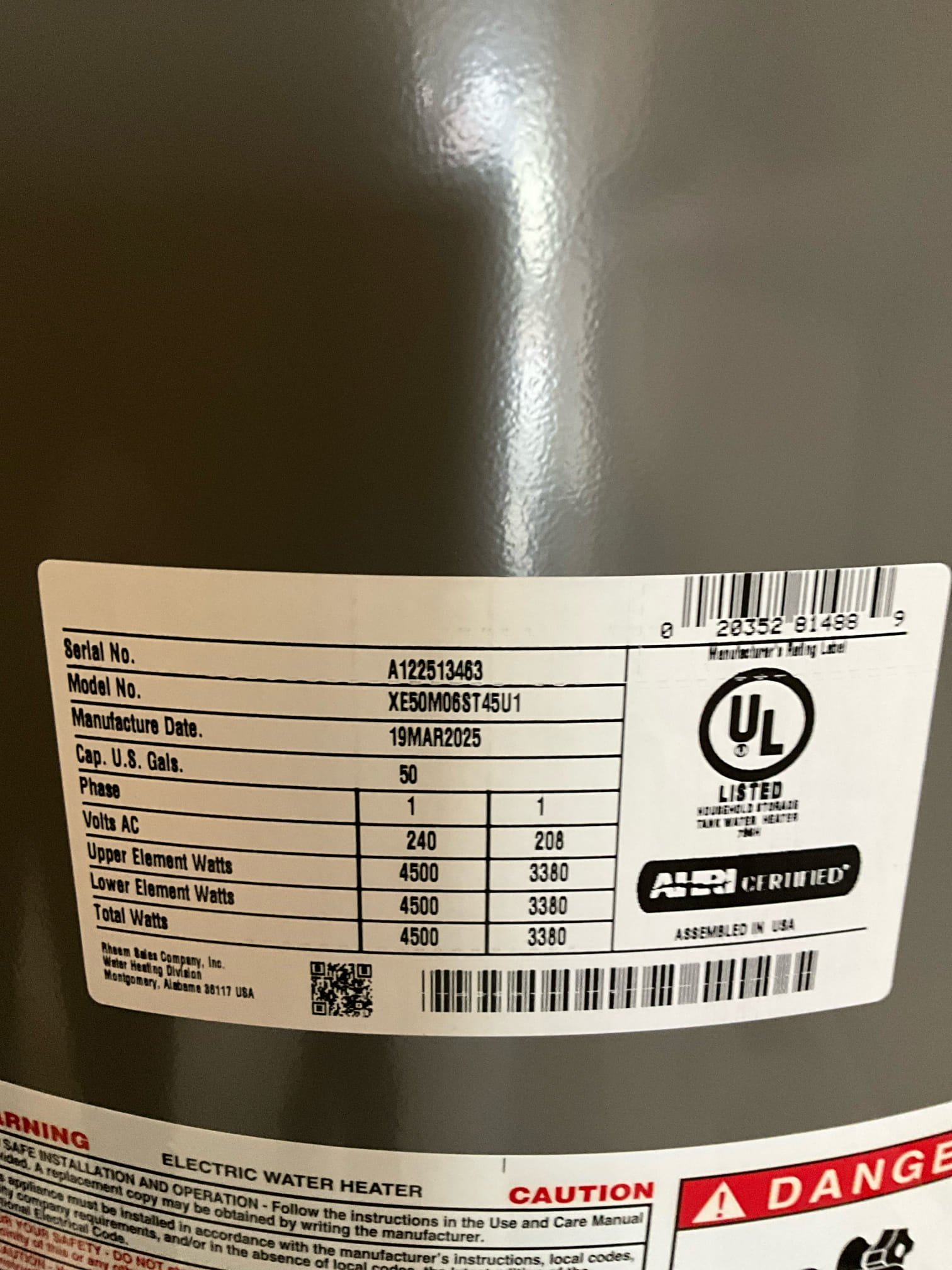 Customer had to water to the home. This was due to stuck Cpvc shutoffs. Replaced prv and whole house shutoff. Recommended heater replacement since the intent is to sell the home. Heater was from 2004 and would be flagged during the inspection. Replaced heater with a new shutoff, thermal expansion tank, and drip pan. Tested all work to ensure proper function and no leaks. 