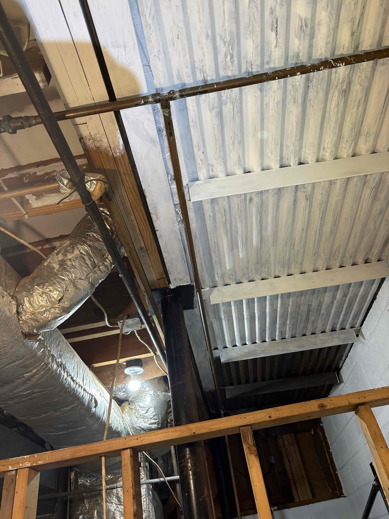 Client called us out today due to them having some drain backup issues. Client is on septic and had some work done under garage floor replacing some old cast iron pipe with pvc. When they did that, they added a cleanout in garage floor. We ran the camera down the cleanout all the way to the tank and determined the septic tank is full and needs pumped. The remaining cast iron pipe does look rough with some channeling but not backed up. 
Checked water pressure and it was high at 120 psi. Safe range is 50-79 psi. We cut out the old pressure regulator and replaced it, moving it further back on the line because the water heater was not regulated before. Added new ball valve and pressure regulator as well as a couple pipe supports. Turned water back on and tested, no leaks. Home pressure is now around 60 psi. 

1 yr warranty on pressure regulator.