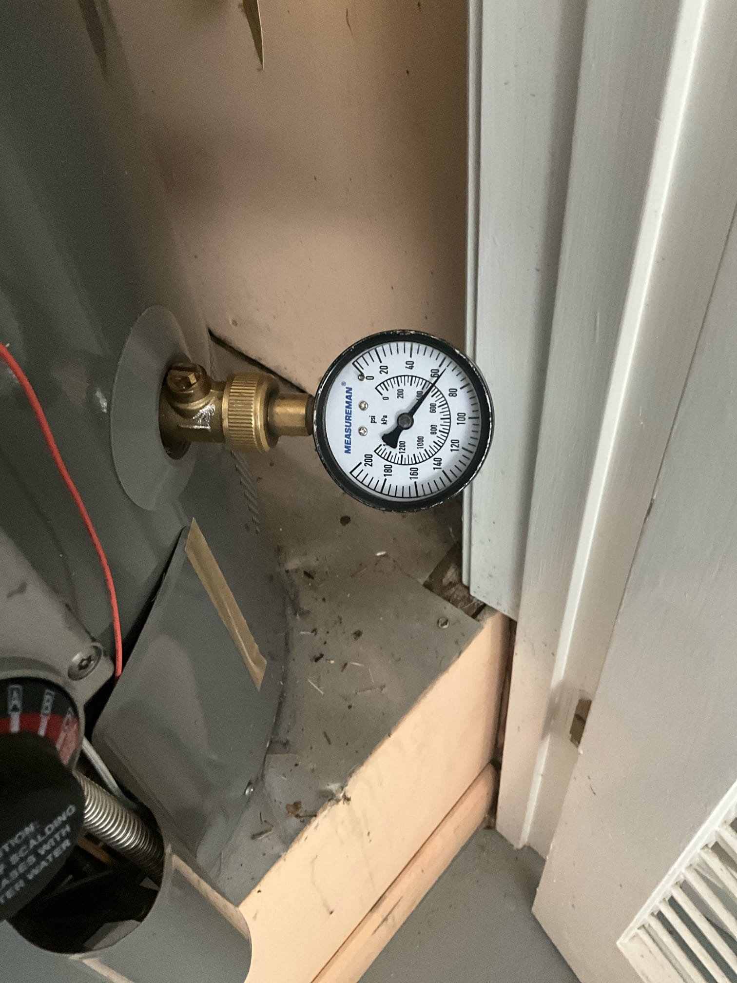 Customer had a water heater that was over 10 years old. Customer expressed interest in replacement proactively. Gave customer a replacement option with and without membership informed customer prior to install the pan would likely not fit in that small space. Customer approved work and I installed a new water heater, shut off, and thermal expansion tank. Re-sloped the vent line and tested all connections to existing water and gas lines to ensure proper function of no leaks. None were found.