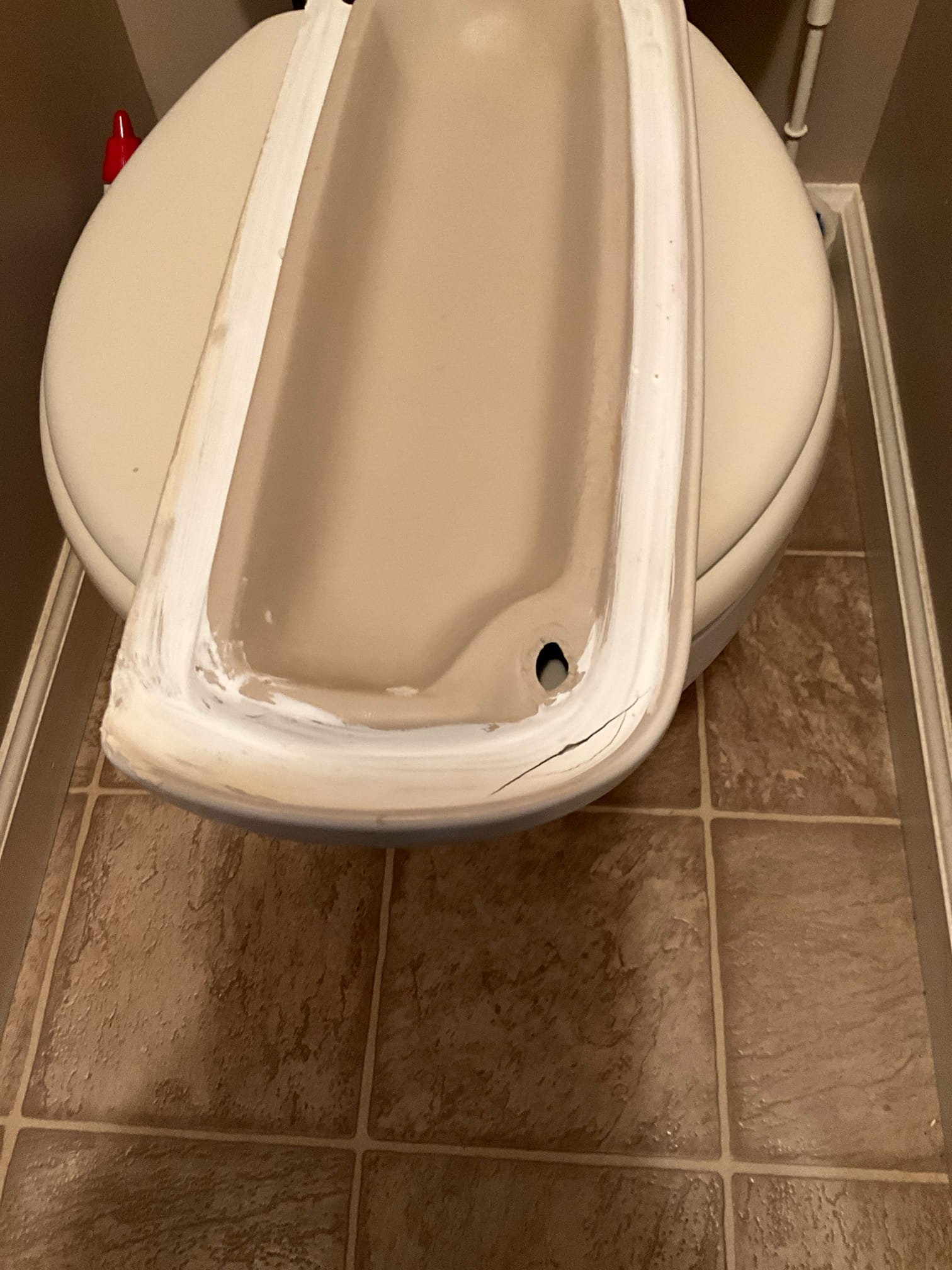 Call for toilet running. 

Discussed repair options and Mr. Robert elected to replace fill valve and flapper. During repairs however, I found that the flush valve gasket was deteriorated and also allowin*water to pass through. I spoke with Robert and explained the new findings. We removed the tank and rebuilt the entire toilet tank. 

The first flush valve tank to bowl gasket was not sealing properly and caused me to have to remove the tank and replace with another gasket. Due to lte hours and for customer service, I rebuilt the shut off valve at no charge.

Tested toilet several times. Cleaned around site.

Pressure read 50 psi.