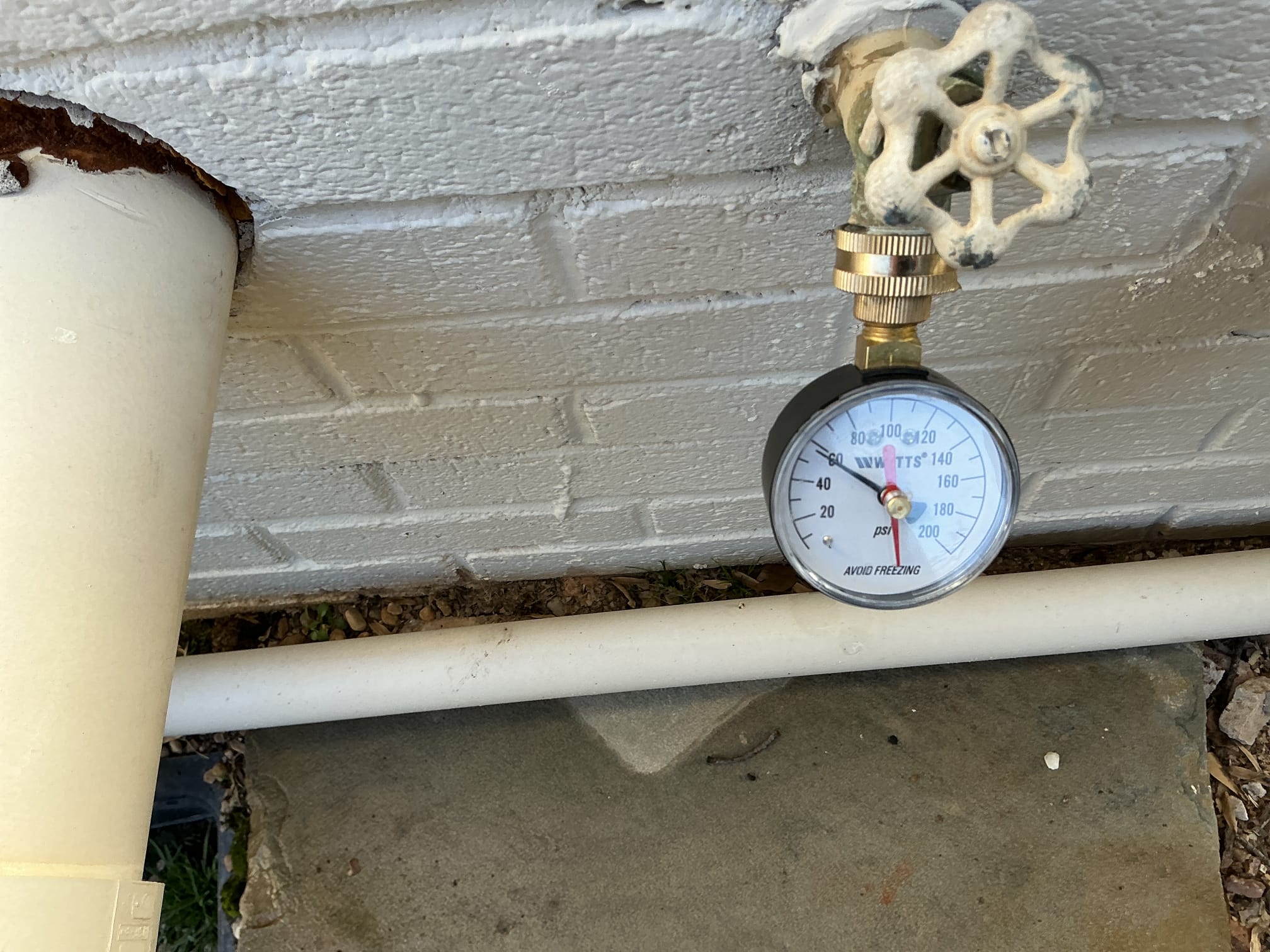 Sewer smell upon arrival. Customer stated he had a rat chew through the Sheetrock and found an uncapped vent line in the basement. Customer put a cap on the sewer line. Informed customer we could run a smoke test to make sure no other lines were uncapped. Gave customer estimate, customer declined 