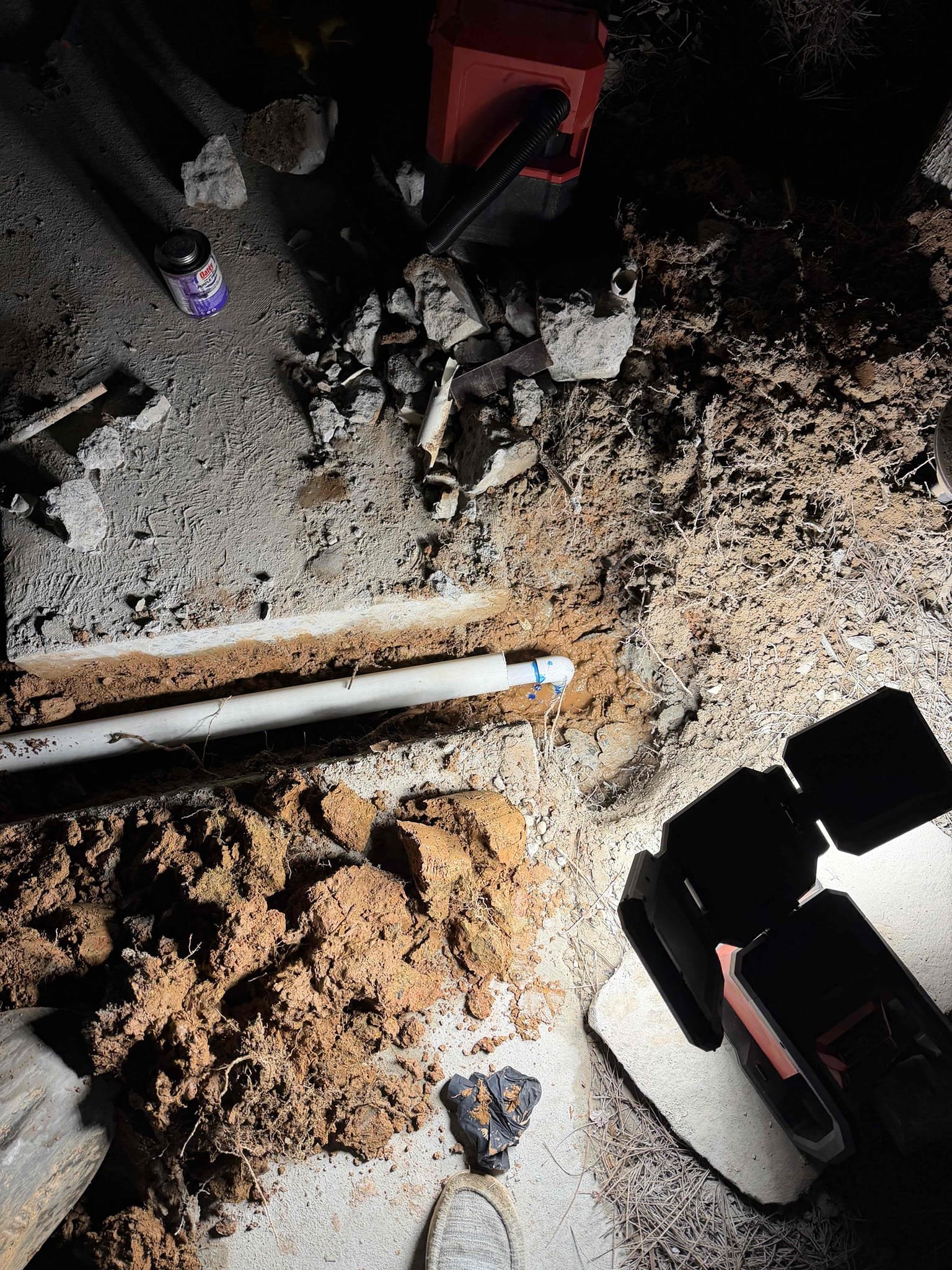 Customer called us out because she noticed water coming from crack in driveway. Shut off water at street for both her unit and also neighbors in 3239. Wasn’t able to tell if leak slowed down or not. Stated to customer that we will need to cut section of driveway and make repair on water pipe and customer agreed. Went ahead and started cutting and water started spraying. Shut off water for neighbor unit and leaked stoped. Stated to customer that the leak is on unit 3239 line. Got in contact with owner for unit 3239 and he agreed to pay $4,050. Since leak is on irrigation and is servicing multiple areas HOA agreed that they will be responsible for repair. Gave an addition quote to HOA of $3500 to cut about 10 feet of concrete and replace piping and also pour back concrete. HOA agreed so we went ahead and cut concrete. Replaced section of pipe that was in driveway and sleeved it to be below driveway. Tested for leaks and no leaks were present at this time. Will need to return tomorrow to 