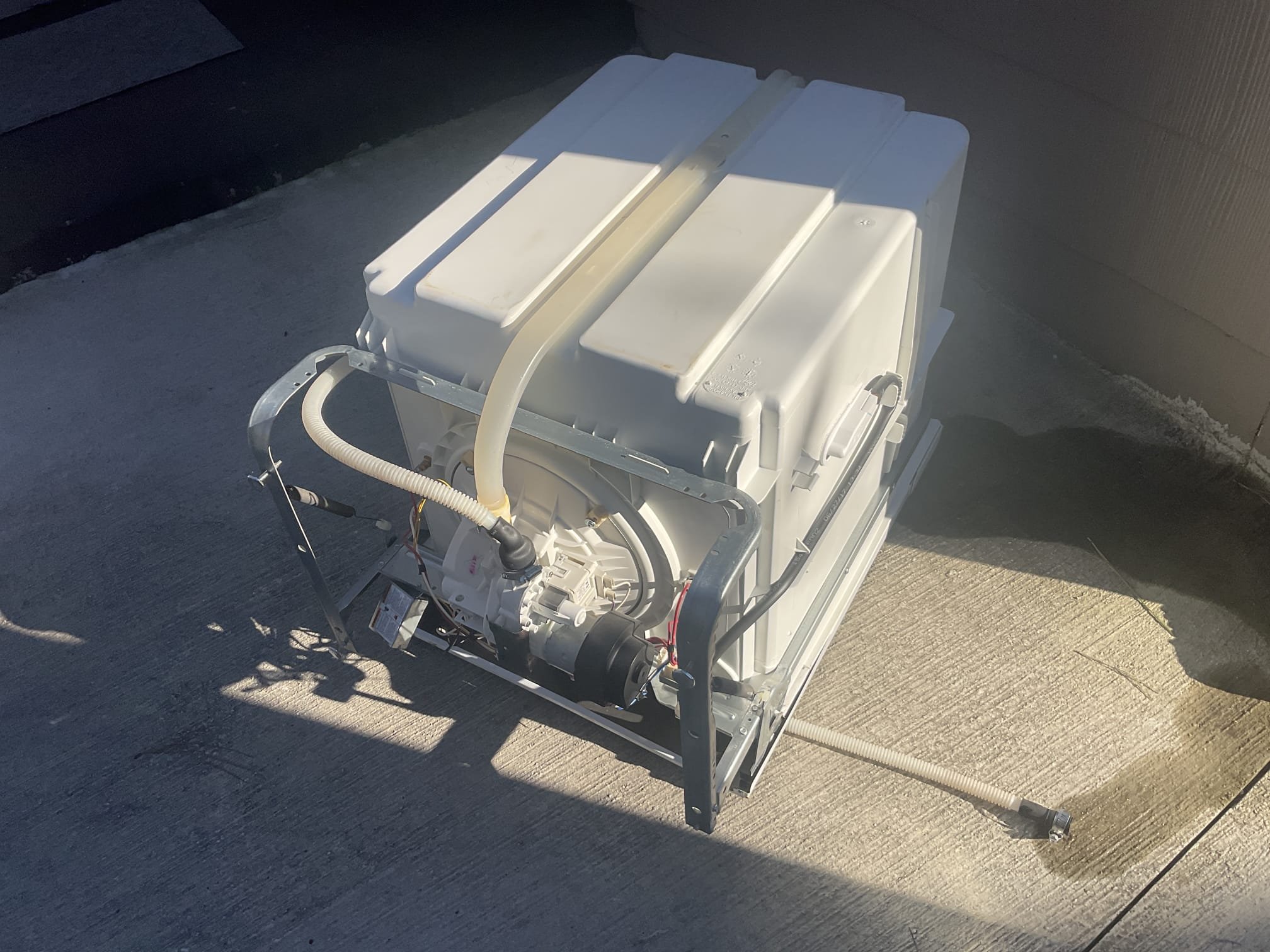 Replaced a dishwasher with customer supplied today 