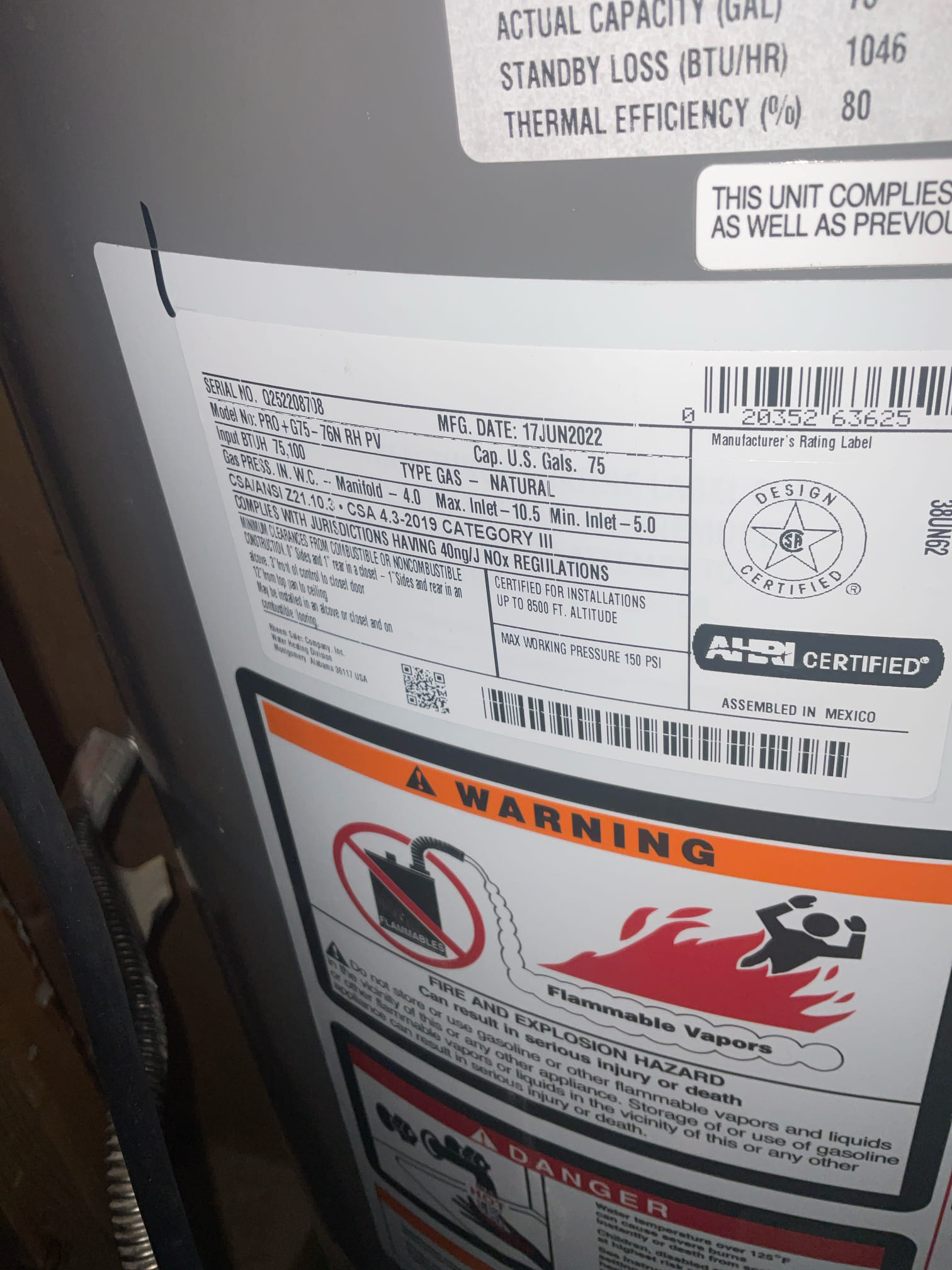 Checked water pressure is at 95 psi , we replaced a old pressure reducing valve in basement today , set pressure at 65 psi 
Also discussed and signed memebership with customer, thank you !