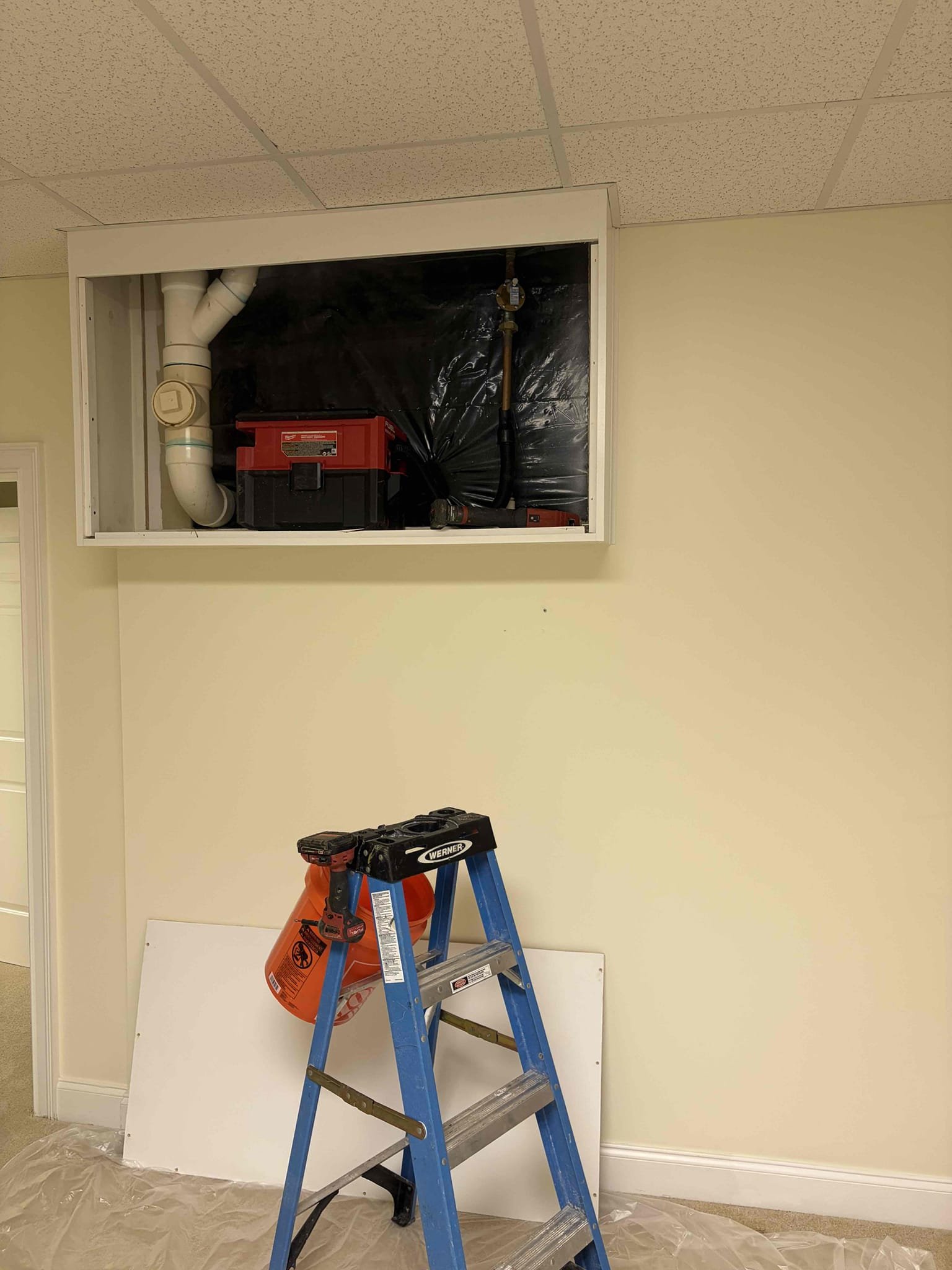 For this customer we installed a new pressure regulator valve due because the water pressure was reading at a 120psi indicating failure of the pressure regulator valve. We installed a new prv along with a new 1/4 ball valve. The previous shut off valve was gate valve. The homeowner has a brown water in his hot water, so therefore I recommend to flush the water heater to see if that helps with the discoloration of the water. The water heater is from 2018 if this issue persists with the brown water, I recommend replacing the water heater at this time. There are no leaks. The customer is all set to use his new shut off valve as he wishes along with the new regulated pressure.
The homeowner has a leak at the water meter could indicate why the customer is having the brown water. The leak is between two of the curb stops on the county meter so therefore I’m not sure if it’s something that we can fix and or if it’s the county responsibility, more than likely, it is the county responsibility a