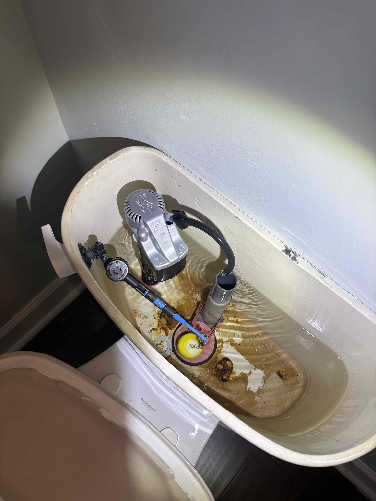 Client called us out due to an upstairs bathroom toilet not flushing properly. Client had rebuilt the toilet and it did not fix the issue. The way it was flushing it definitely seemed like something was stuck in there. Got toilet auger and after a few passes back and forth, pulled out a tooth brush. Flushed toilet after running auger a couple more times and toilet is flushing as it should. 

No warranty. 

Home water pressure good at 50 psi, safe range is 50-79 psi.