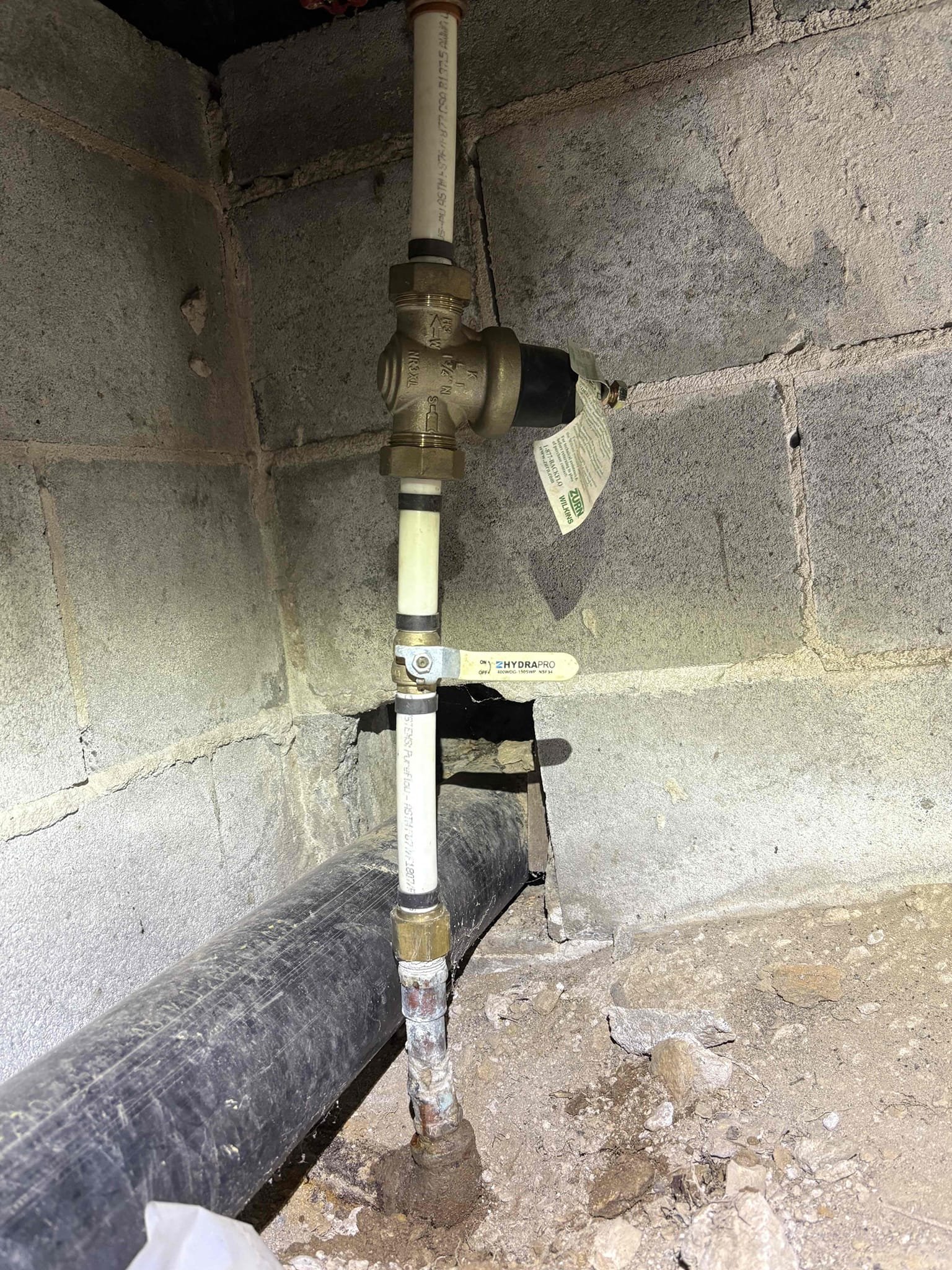 Client called us out due to a low pressure issue at the home after the city made a repair at his meter on the main. Client has galvanized main water line still. The issue is either with the pressure regulator or the main water line. Gave estimate. Collected SF. 