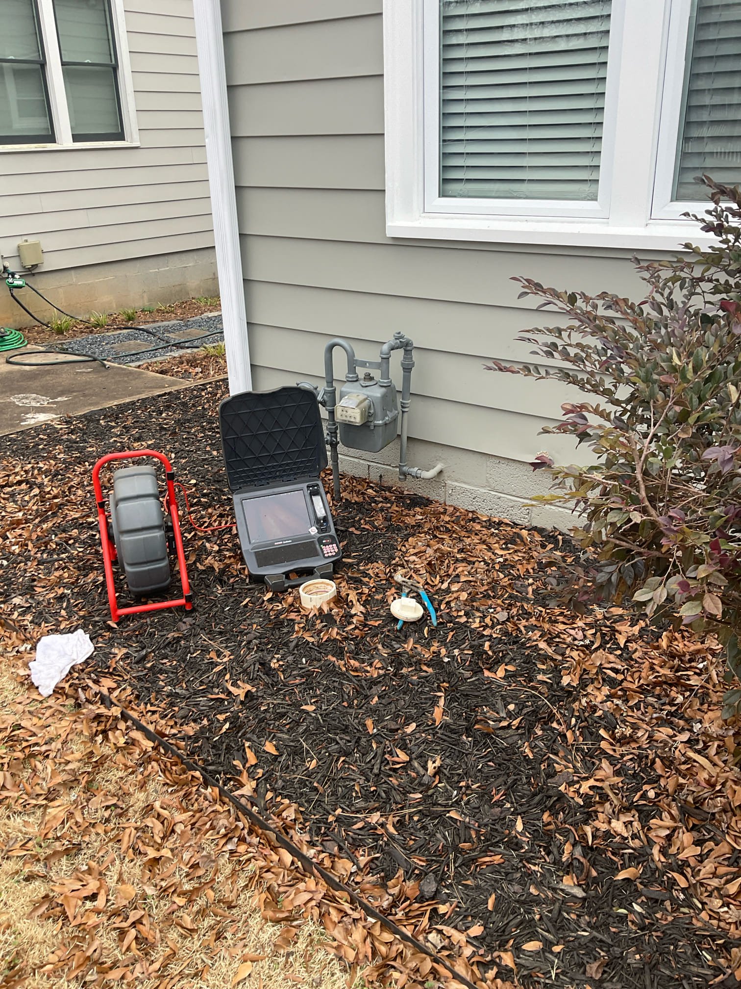 Camera inspection from clean out , found no issues on 4” pvc line , only issue found is after 6” clean out , pipe separation at one area 