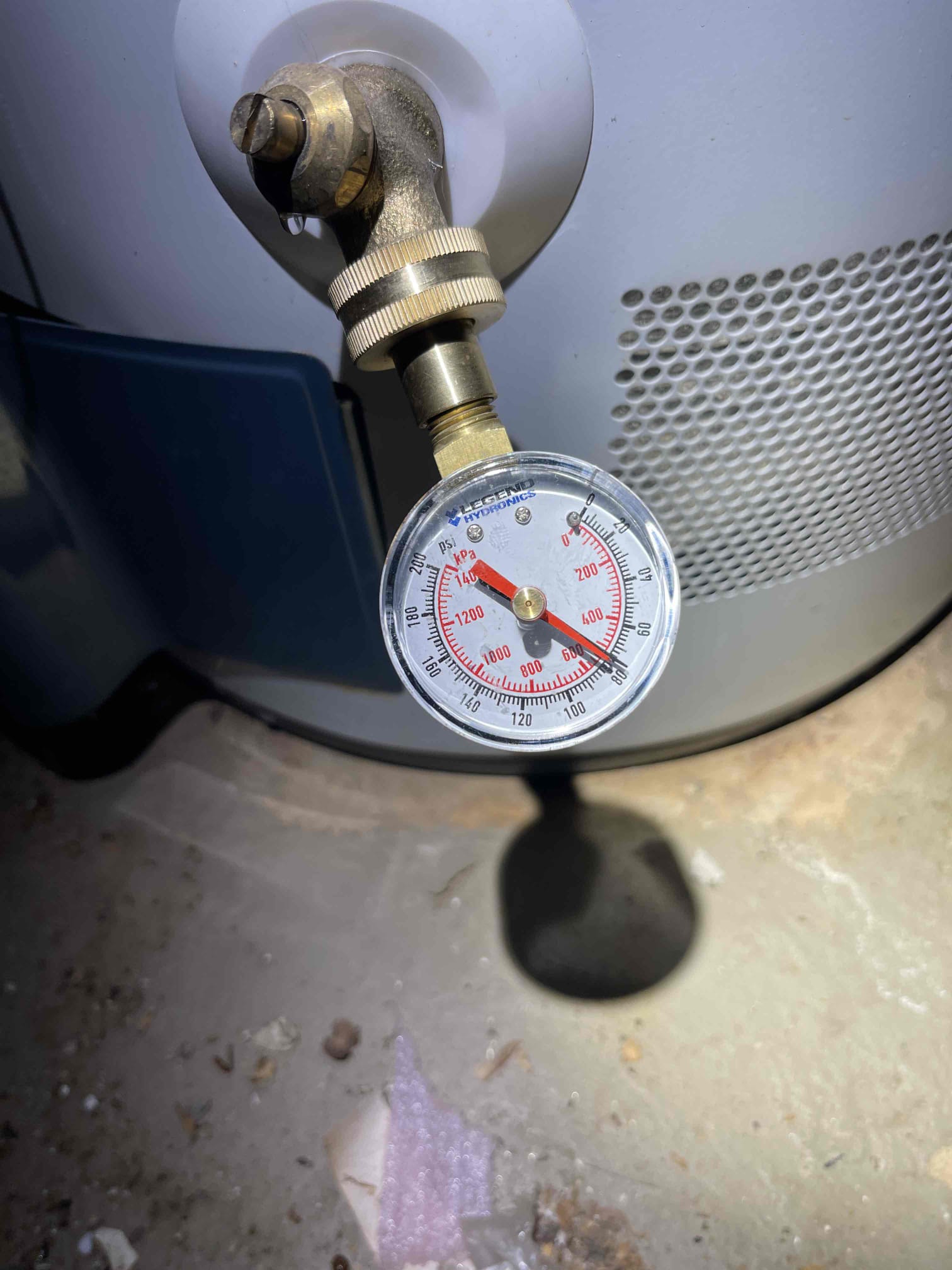 Came out for a high pitched noise coming from a downstairs bathroom when upstairs toilet was flushed. We ran water from every fixture upstairs and downstairs, no noise. Checked the water pressure, no issue on the water pressure. Was unable to recreate the noise to figure out where it was coming from. Customer said it has happened randomly a few times over the last month but hasn’t happened for the last week. Recommended she try and record the noise should it happen again and check the crawlspace to see if the noise is louder under there. Left quote for water heater as it is from 2010.