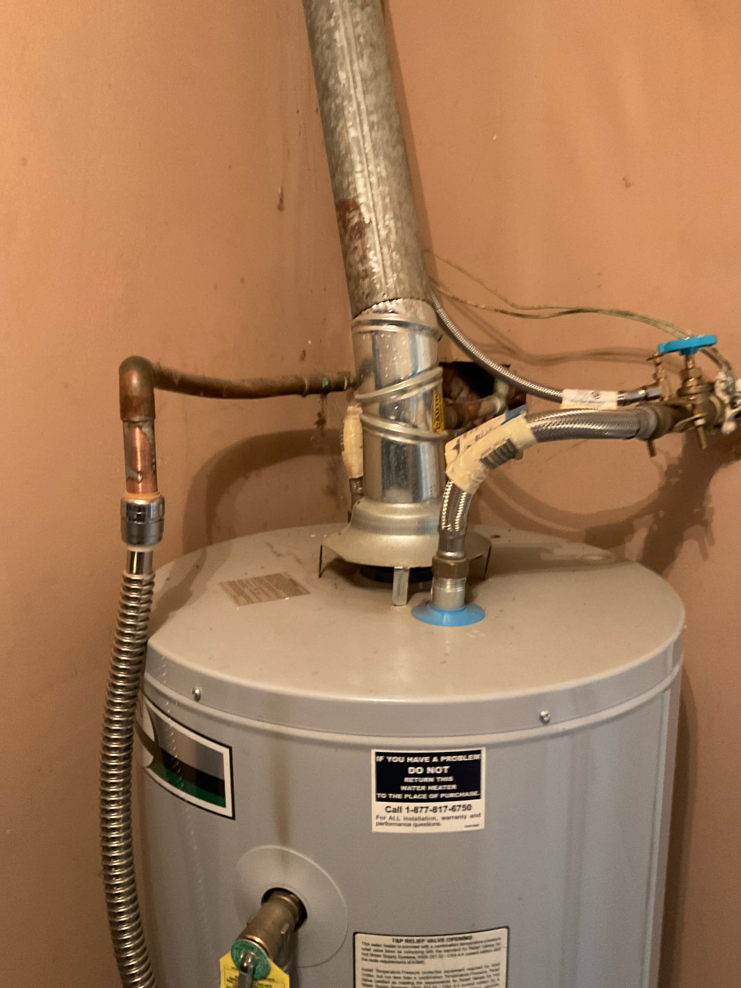 Install customer provided burner assembly for water heater.

Customer stated that water heater went out and that burner and we needed to be replaced. Customer had new burner assembly already. Gave customer estimate to install. Customer provided burner assembly and customer agreed. Went ahead and removed old burner assembly and installed new one. Tested all connections for leaks and no leaks were present at this time. Also got water heater back on and running. Tested pressure to home and pressure was above 100 psi. Recommended to customer have PRV replaced and will send estimate to do so. Also, water heater is 8 years old. Also, there’s no warranty on customer provided parts.