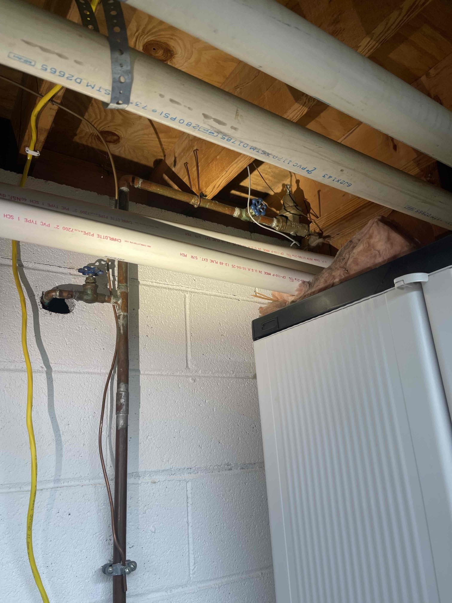 Replaced PRV and shut off valve in basement. Set new pressure to 65 psi. No further issue.