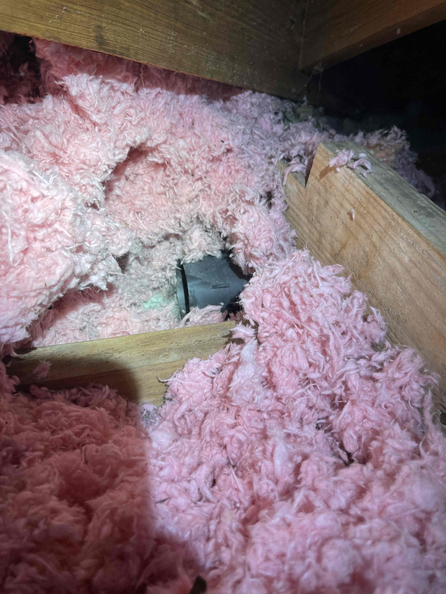 Came out for a sewer smell in the bathroom. Upon inspecting, we did not notice a sewer smell, more of a musty smell in the bathroom. Visually inspected the plumbing above and below, no issue. We found the vent into the attic had no vent and was exhausting into the insulation. Notified homeowner of our findings. Gave quote to smoke test the house if the issue persists. Believe it is due to moisture getting trapped in the ceiling and not from the plumbing. 