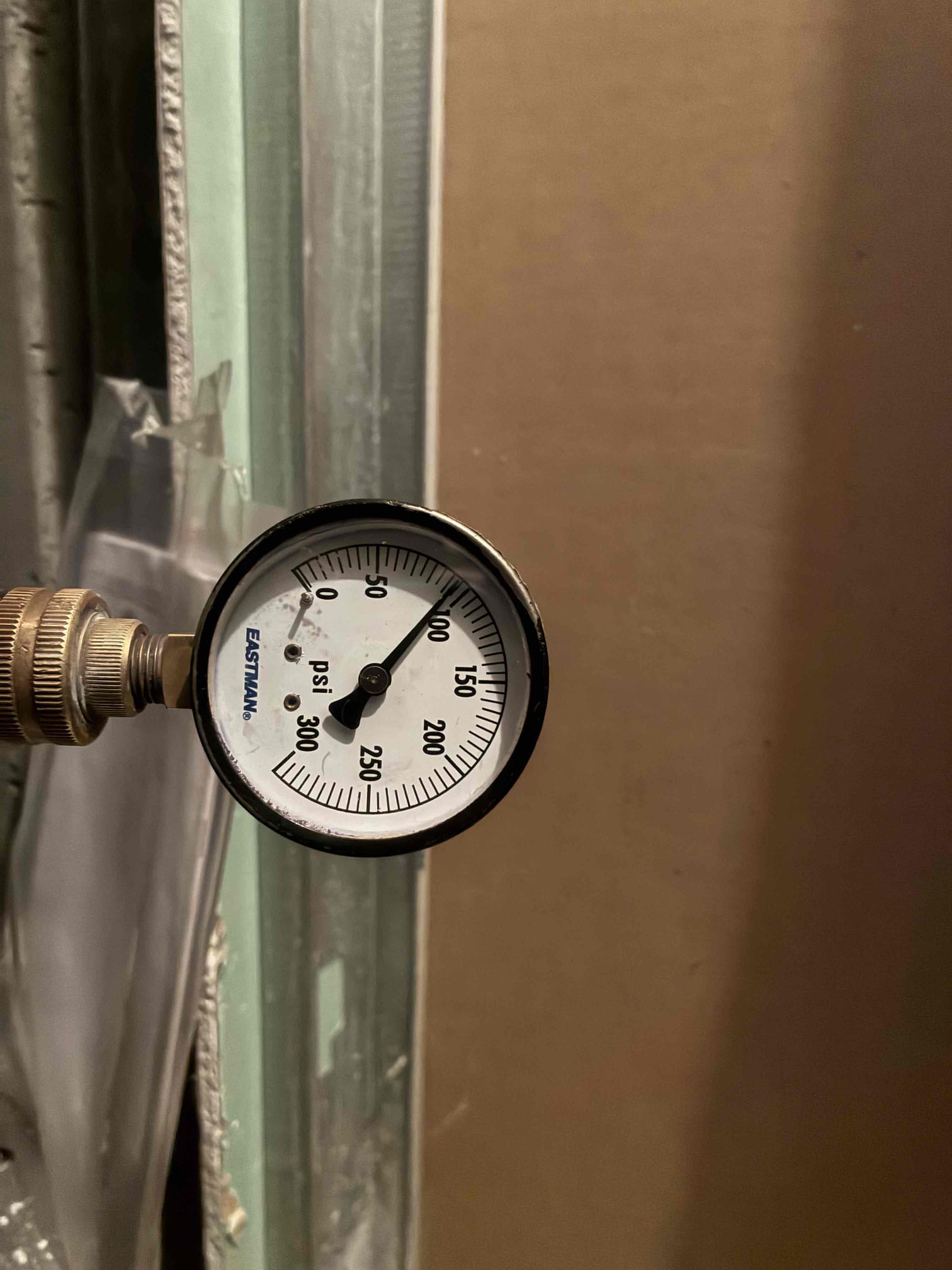 Customer had high water bill which was caused by a few correlating issues one being toilet upstairs in hall bath continuously running, two tub and downstairs bathroom in basement dripping, and three pressure to home was 95 psi. After reviewing, gave customer options for repair/replacements. In order to relocate PRV did need to cut small hole in wall of bathroom. Explain to customer we do not repair sheet rock PRV is now in more accessible area. Pressure is now set to 60 psi checked meter and found no leak after repair repairs.