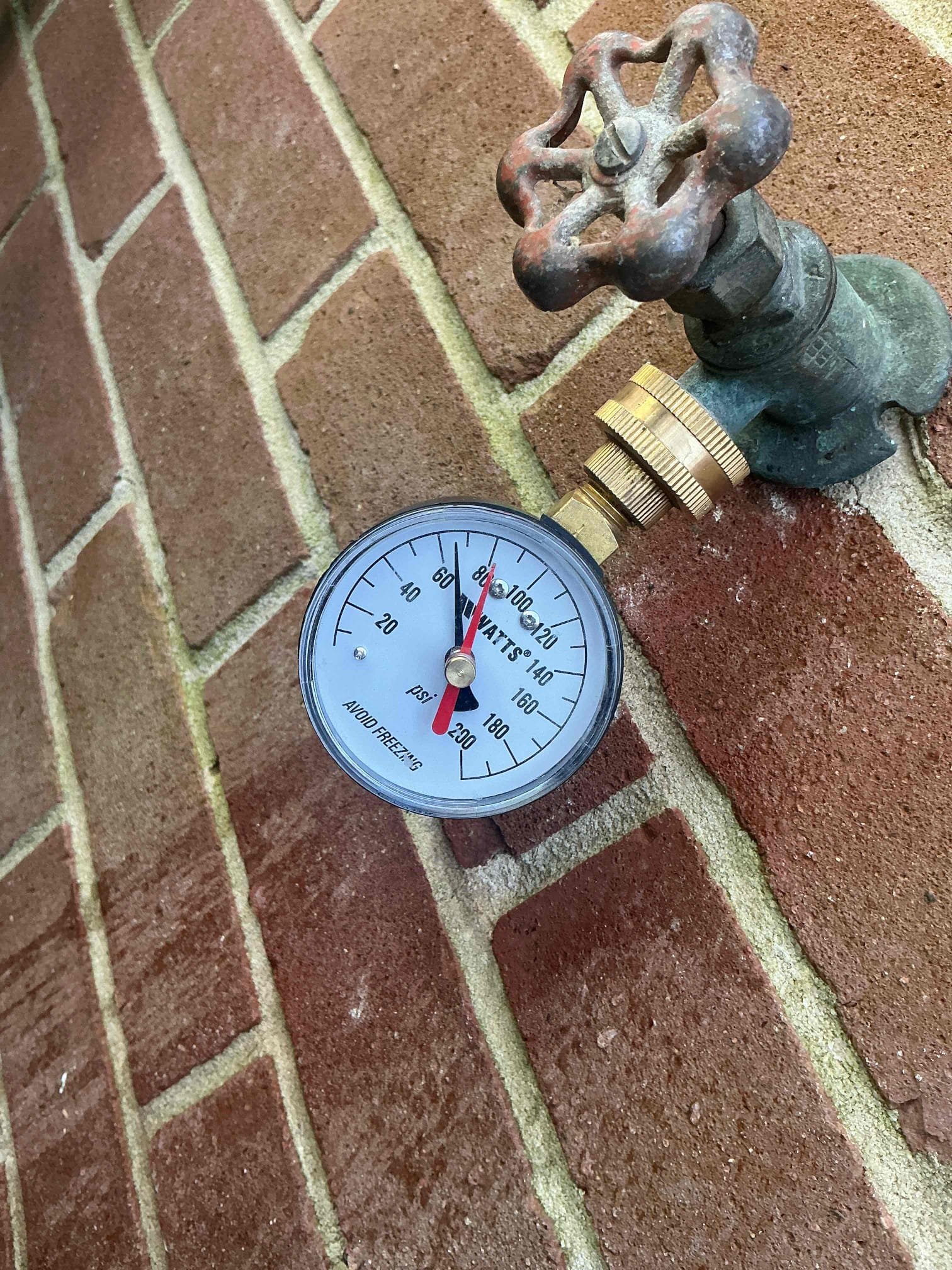 Client called us out due to one of their caregivers flushing “flushable” wipes down the toilet, which is on cast iron piping from the 70’s probably. It had backup up the tub as well, but no other fixtures were affected. Removed the water and paper from that toilet and pulled it up. Ran the sewer camera down the line an hit a large blockage of wipes and paper. It took a minute, but after a lot of passes through it, I was able to free it up and get it cleared with the camera. Cast iron actually looks fairly good inside, video included. The water shutoff for the toilet would no longer shut the water off, so we replaced that failed water shutoff on 1/2” copper with new angle stop, new toilet supply line, and new chrome escutcheon over the hole. Sat toilet back down on new wax ring and tested. Threw a shim under the toilet to sturdy it up, client is now good to go. 

Home water pressure is 65 psi, safe range is 50-79 psi.
Did leave estimate for that pressure reducing valve due to the condit