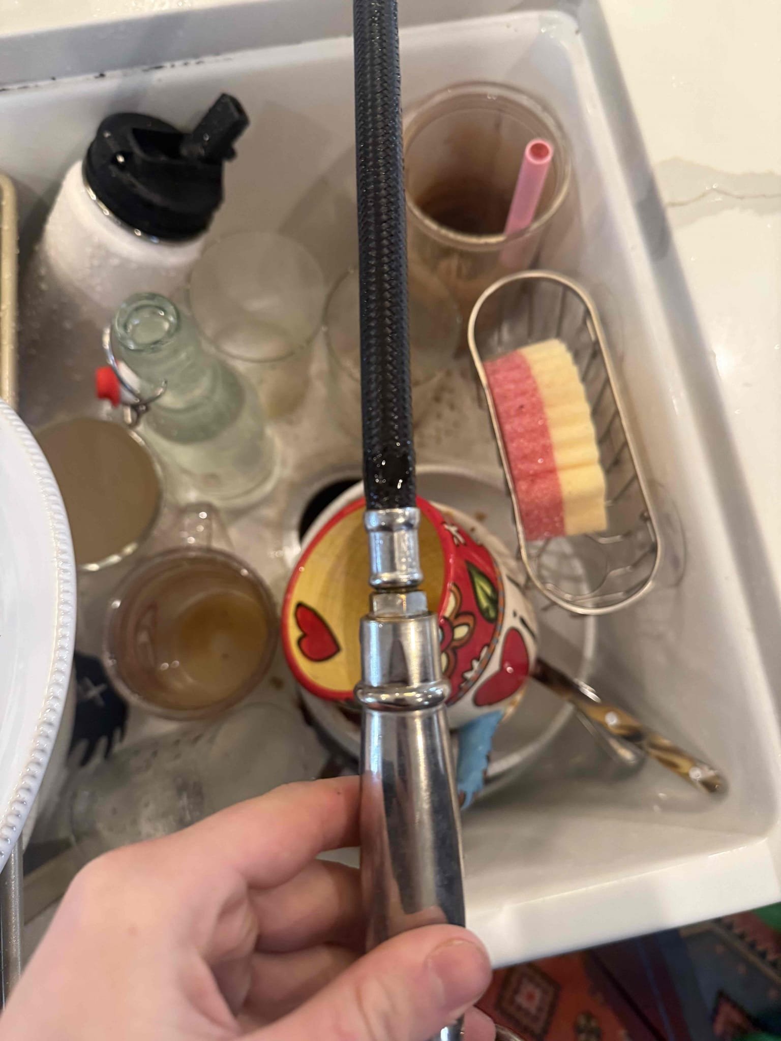 Returning tomorrow once the faucet arrives to install a new faucet and a new expansion tank