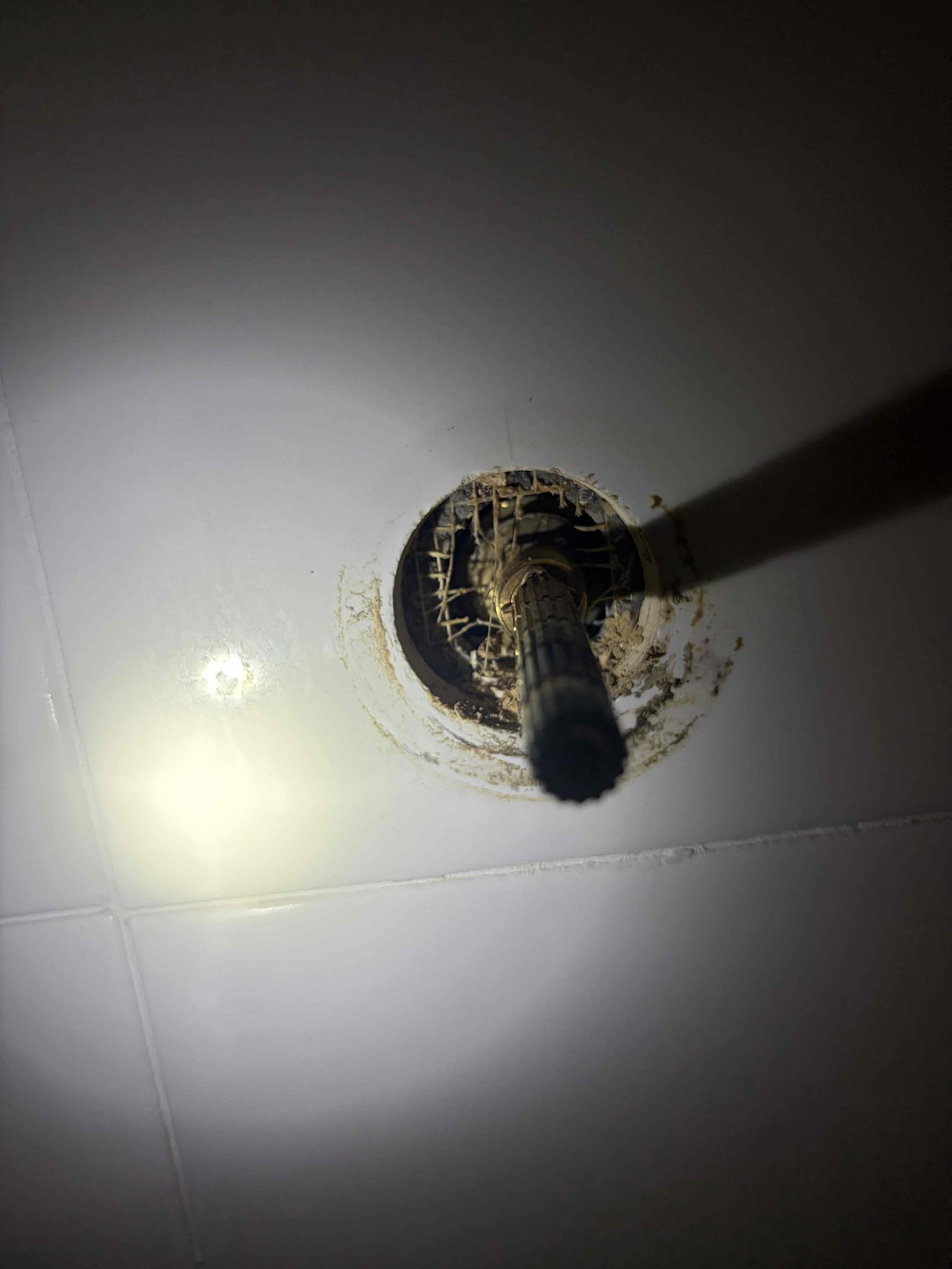 For this customer, they have a two handle shower valve faucets facing an exterior wall. The homeowners are moving in a couple months and they’re selling their home and they just want this issue resolved without being intrusive and cutting the tile or cutting the exterior of the house got it approved by management to go ahead with the repair. I’m unable to locate the shower stem locally so therefore the customer has to order the part For the shower stem so therefore what I recommended is for them to order the part get it delivered to their house and once it is installed, we can come back out and put the new one in the water pressure is at 45 psi and the water heater is from 2021. We installed the water heater. We have this job scheduled for next Monday however, if the customer gets the parts in before then we can go ahead with the repair.  