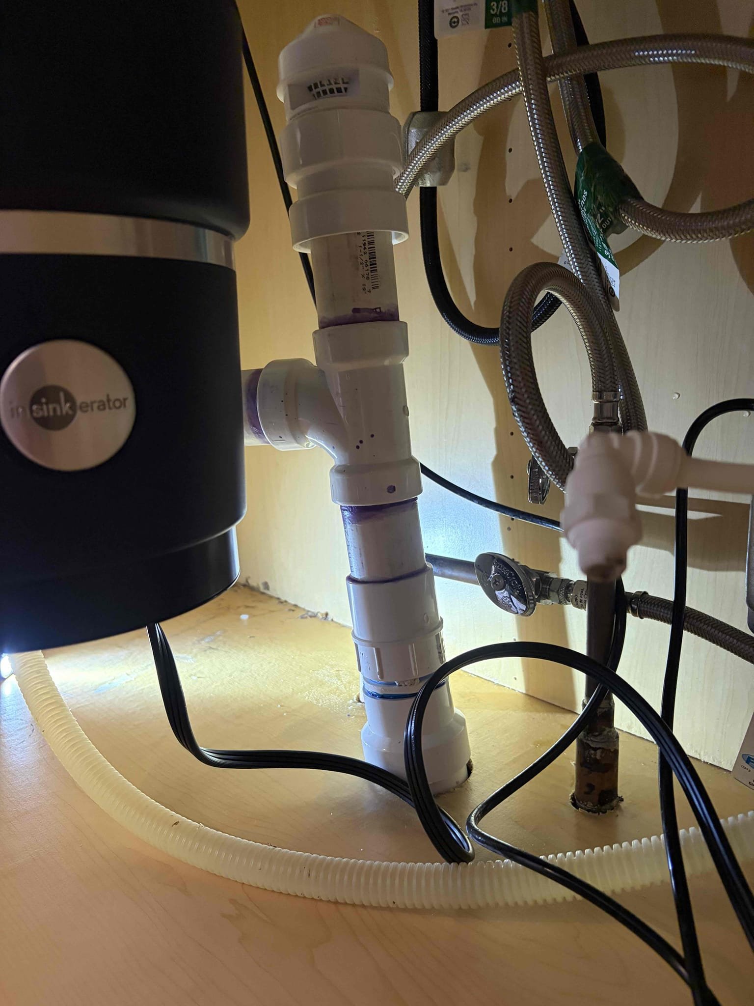 For this customer they had a few issues going on,  the customer had a reverse osmosis system that was improperly plumbed into the system so therefore, I had to do a couple things to make it right with that in mind. The we took out the old system and left it in the garage. I did not take it with me because the customer does not know if they want to reinstalled or not. Nothing is wrong with the reverse osmosis system however the way that they had their drain line hooked up for the reverse osmosis system was incorrect so therefore I had to remove it and disassemble it to furthermore, they also have Nash trap going into their drain line. It had to be reconfigured with an AAv, in order to properly flow. In addition to that they had a dream that was slow in the bathroom for the bathtub. The linkage for the overflow had broken off on the inside of the overflow tube so I recommend we remove that and the drain should flow just fine and that is exactly what it does now This time there are no fur