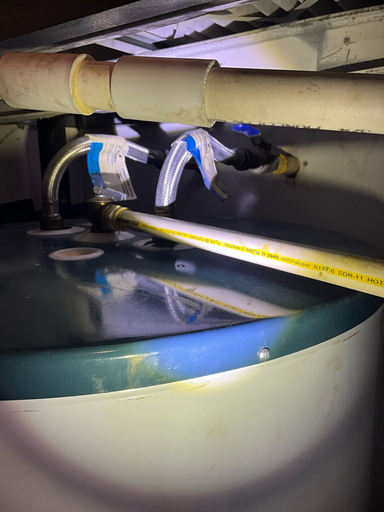 Customer had a 17 year old water heater she wanted replaced proactively. Gave quote and scheduled work for Friday the 20th. Improved flow in shower head as a courtesy.